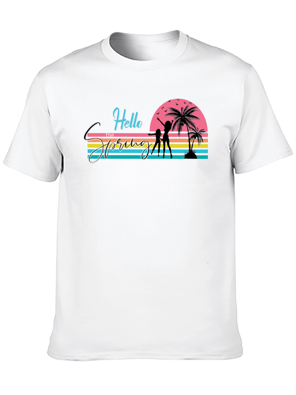 Retro Spring Break T-Shirt - Beach Vibes
