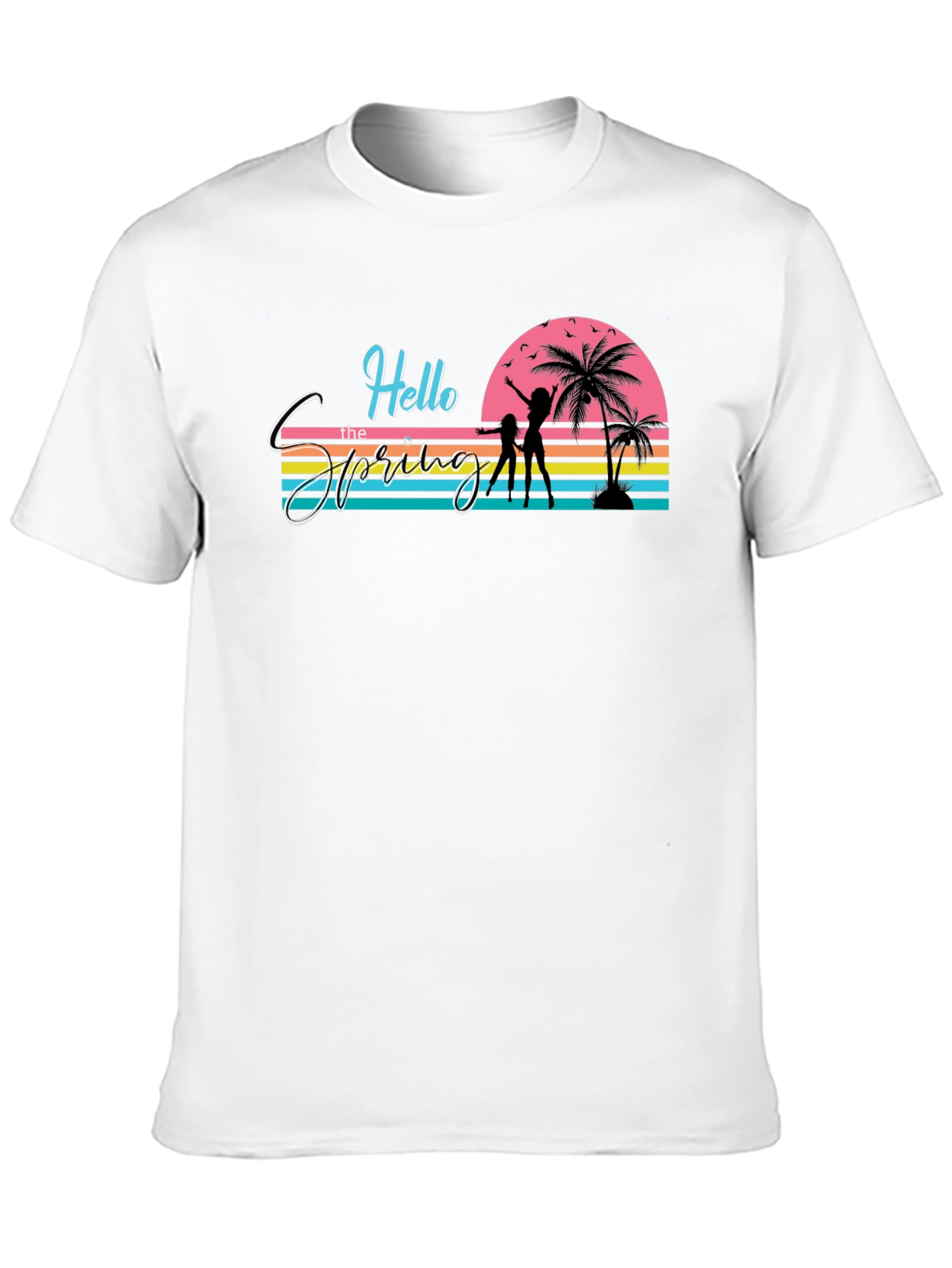 Retro Spring Break T-Shirt - Beach Vibes