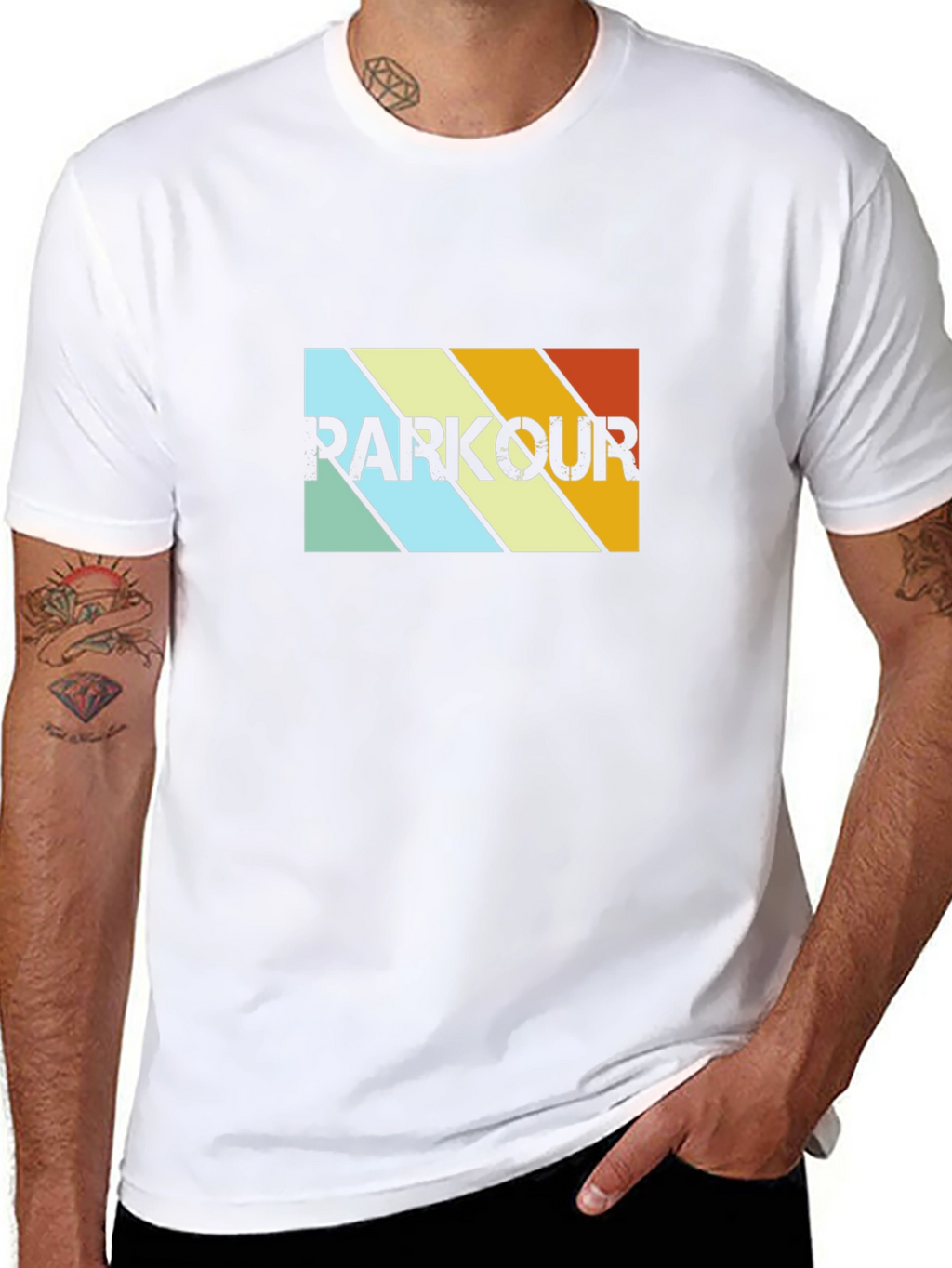 Retro Parkour T-Shirt - Urban Sportswear