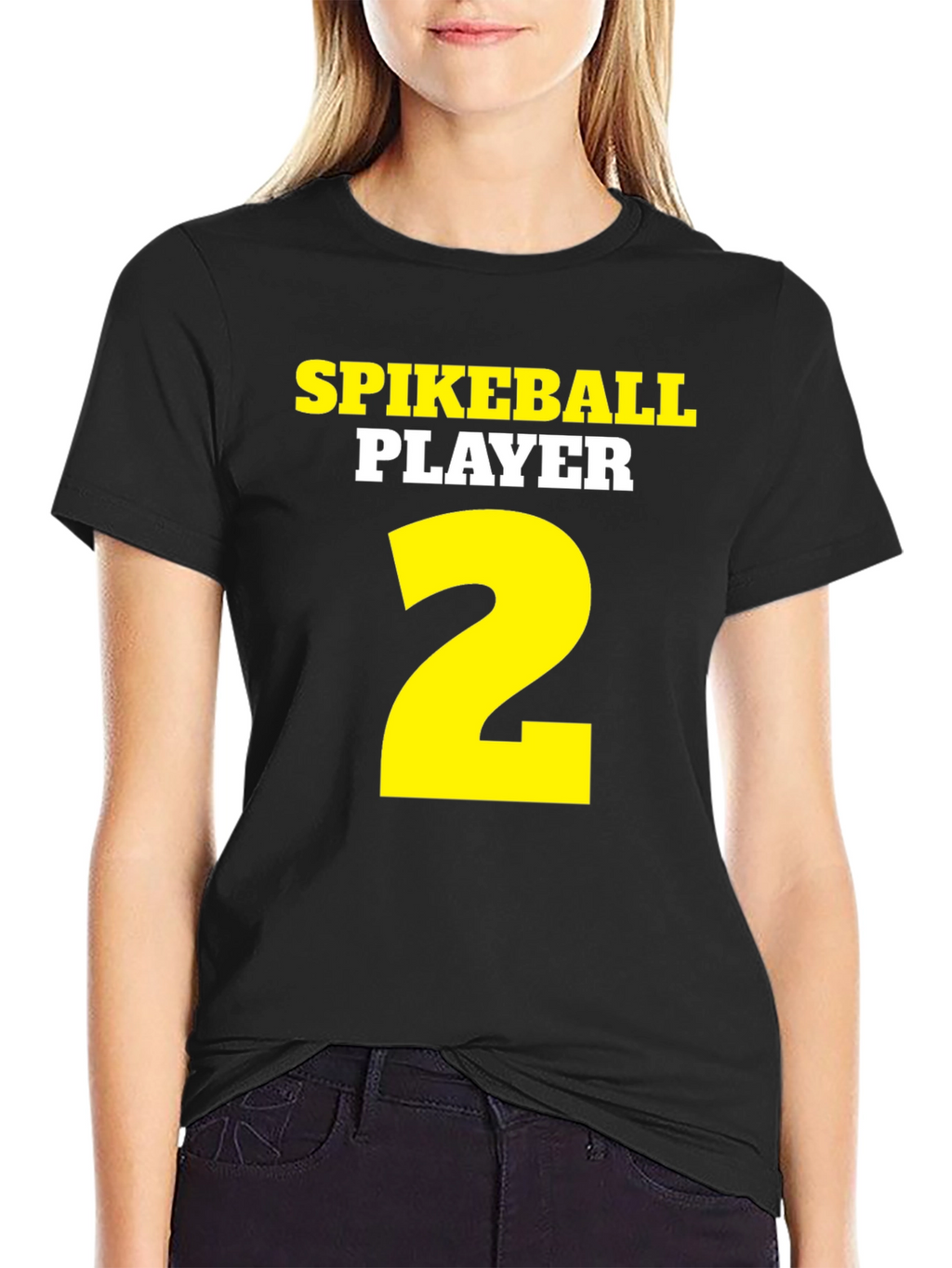 Spikeball Player #2 T-Shirt - Black