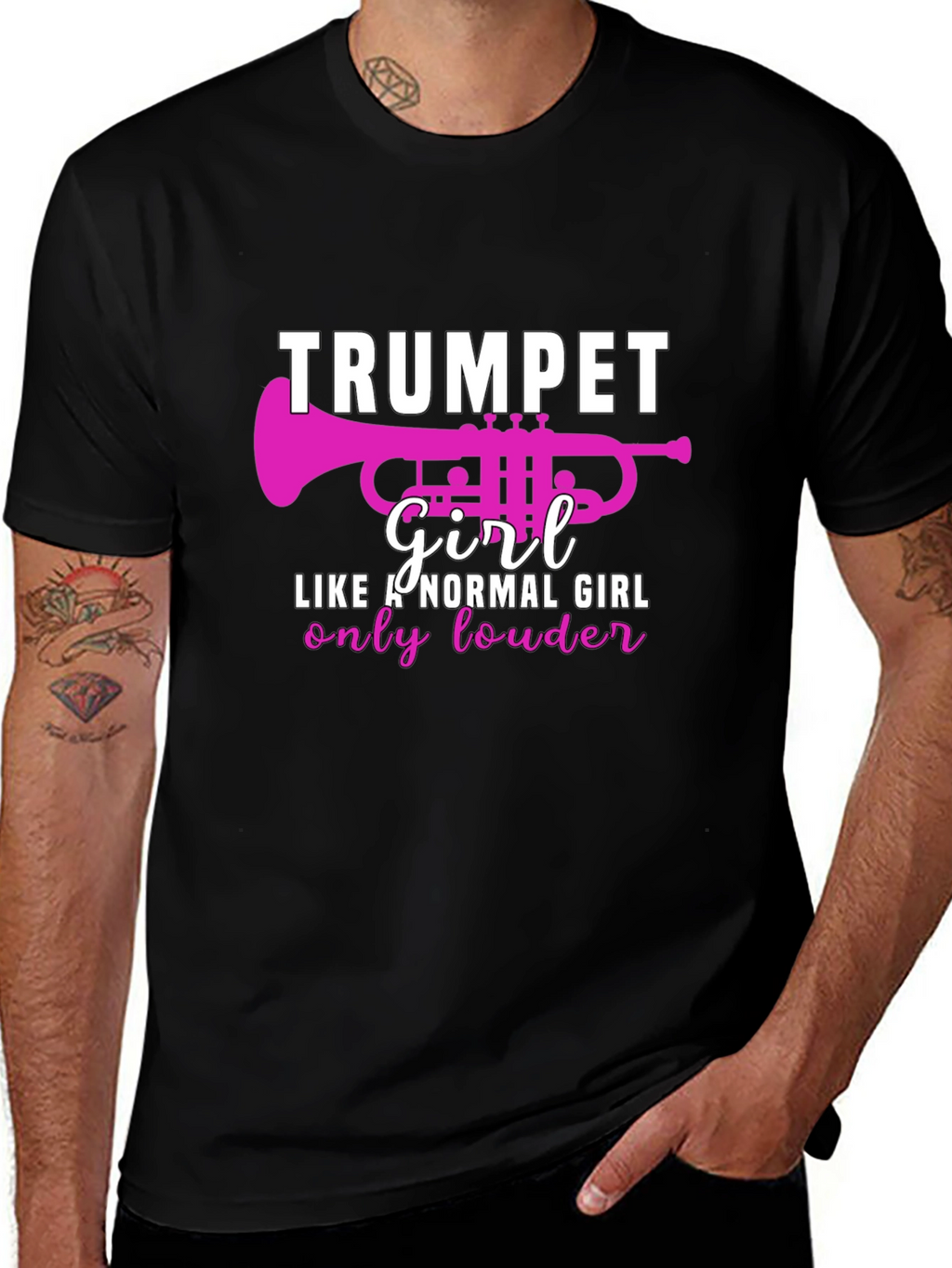 Trumpet Girl T-Shirt - Loud & Proud!