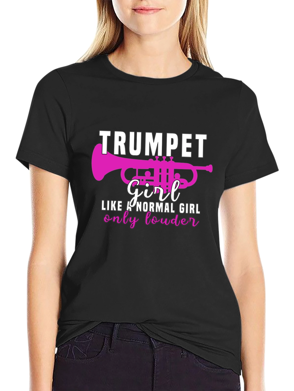 Trumpet Girl T-Shirt - Loud & Proud!