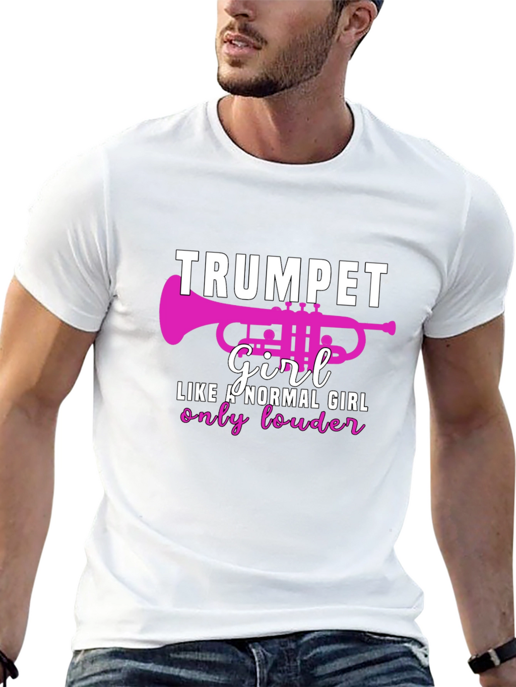 Trumpet Girl T-Shirt - Loud & Proud!