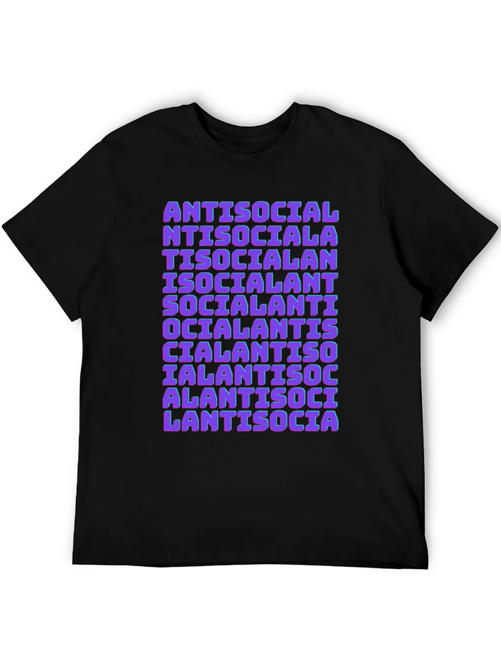 Antisocial Social Anti-Social Humor Tee