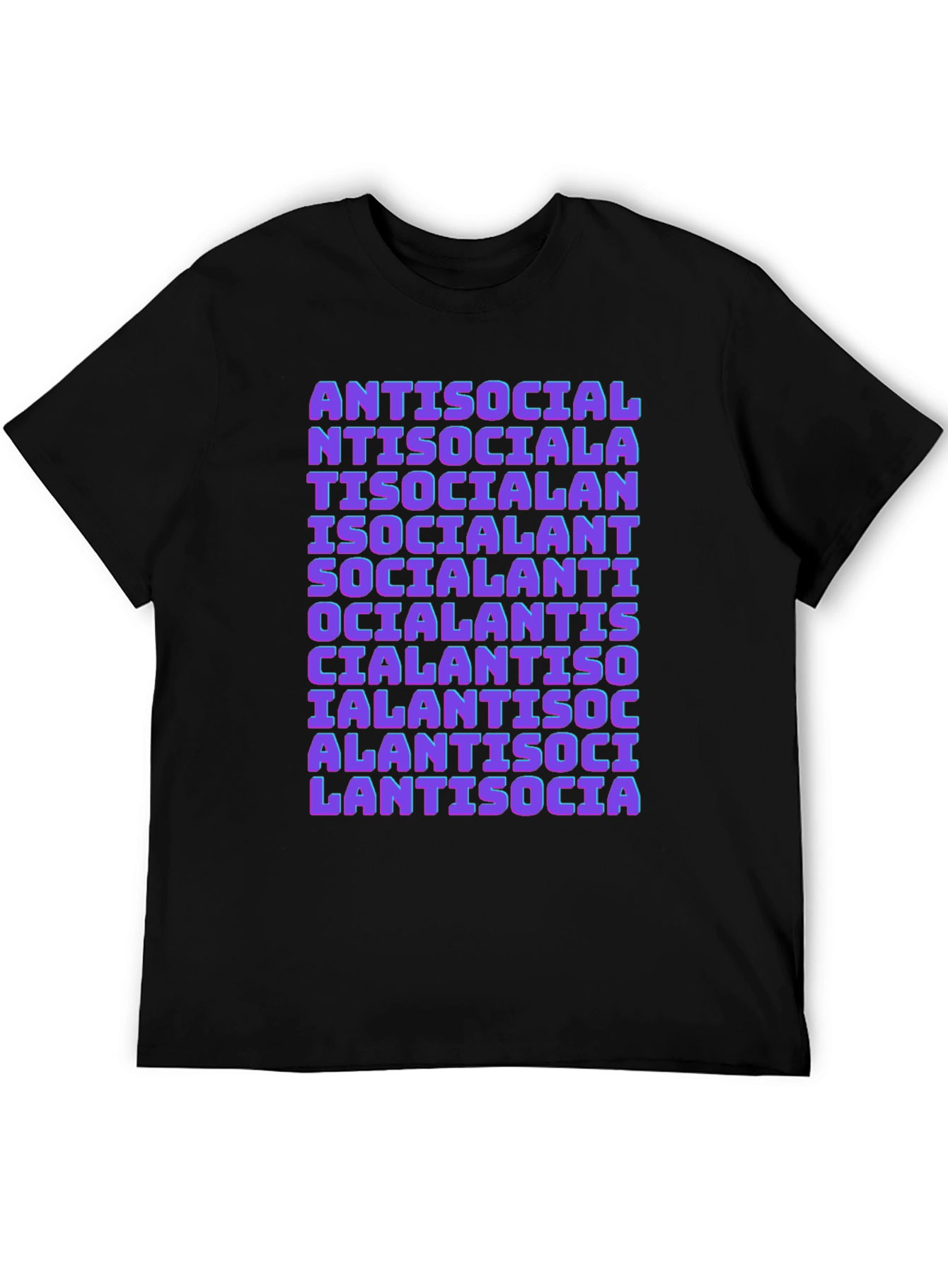 Antisocial Social Anti-Social Humor Tee