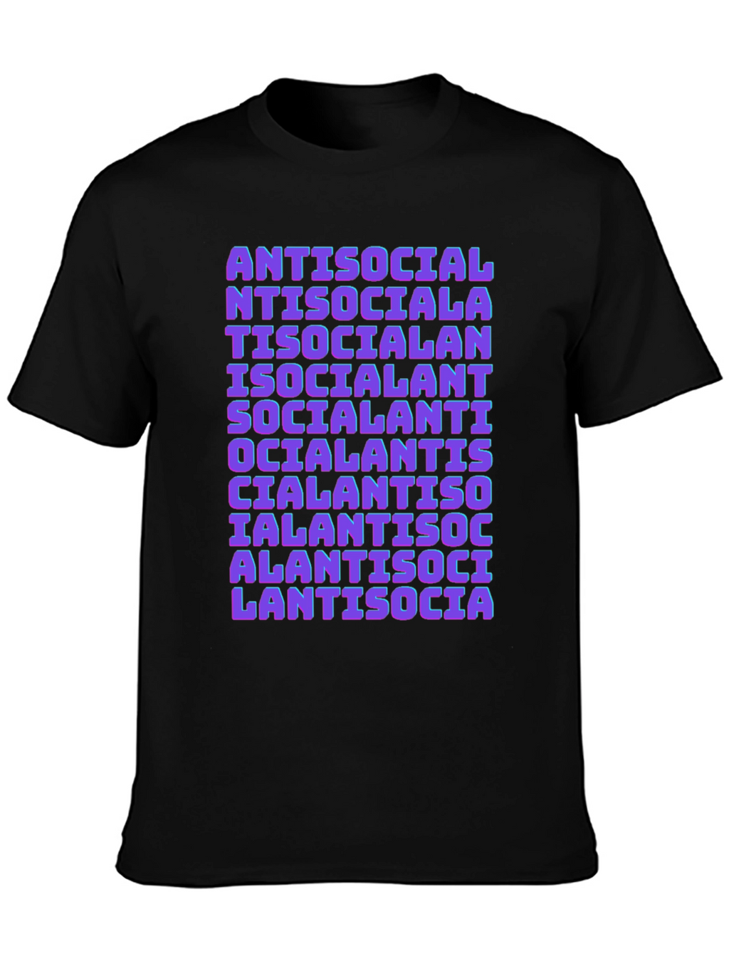 Antisocial Social Anti-Social Humor Tee