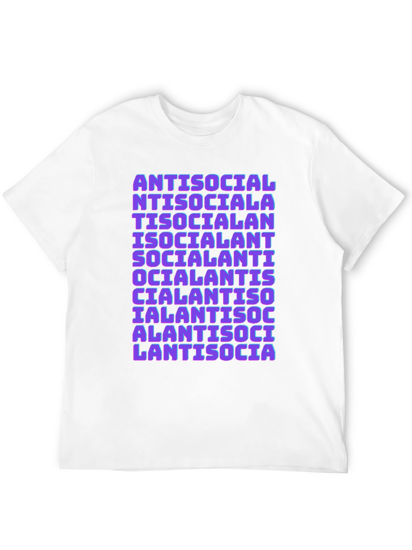Antisocial Social Anti-Social Humor Tee