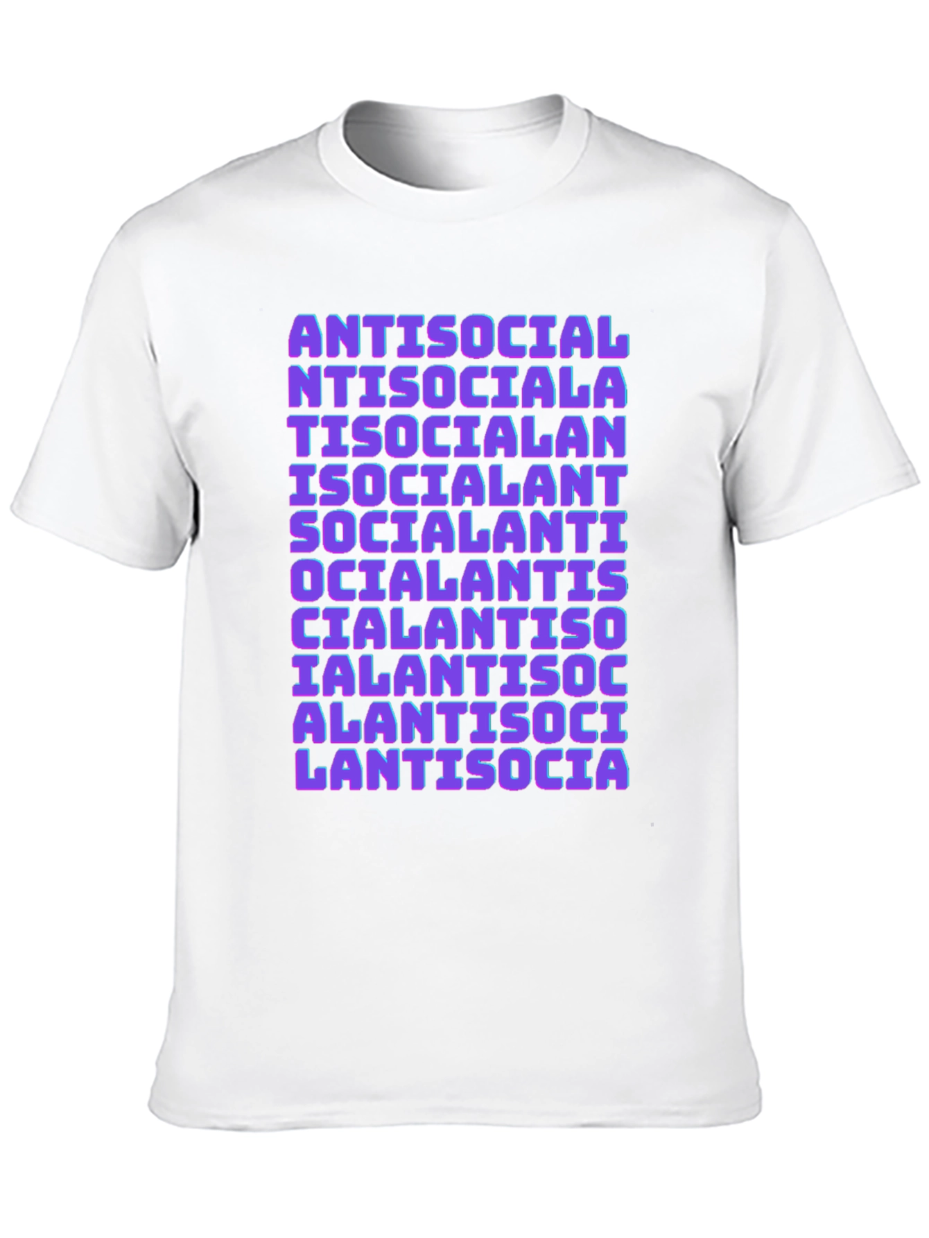 Antisocial Social Anti-Social Humor Tee