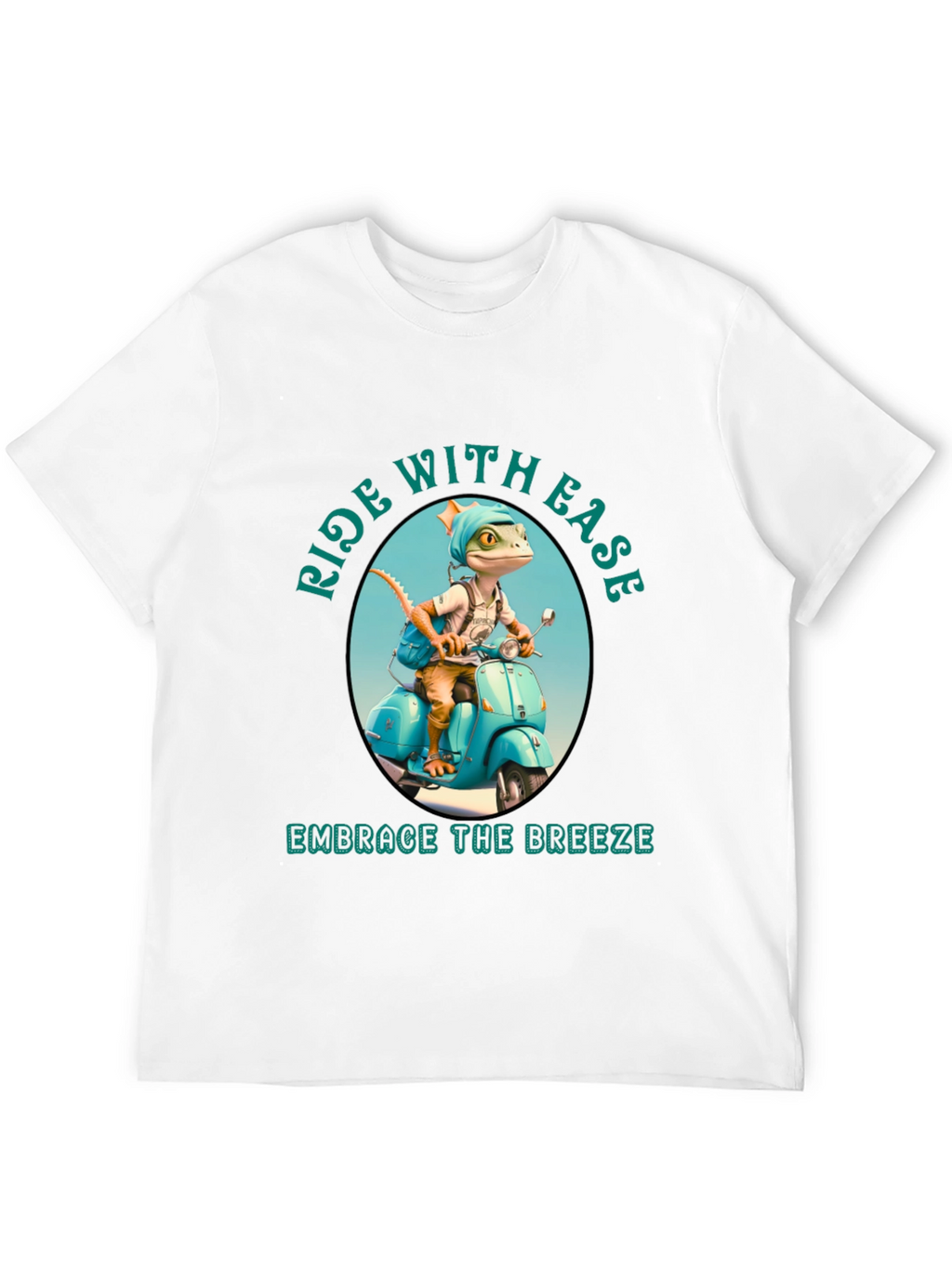 Ride with Ease Black T-Shirt