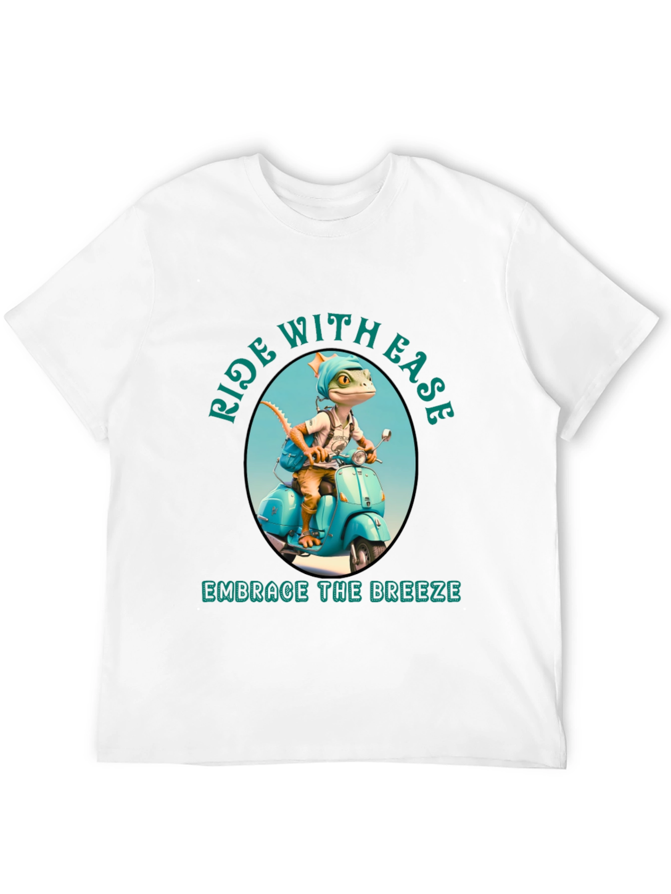 Ride with Ease Black T-Shirt