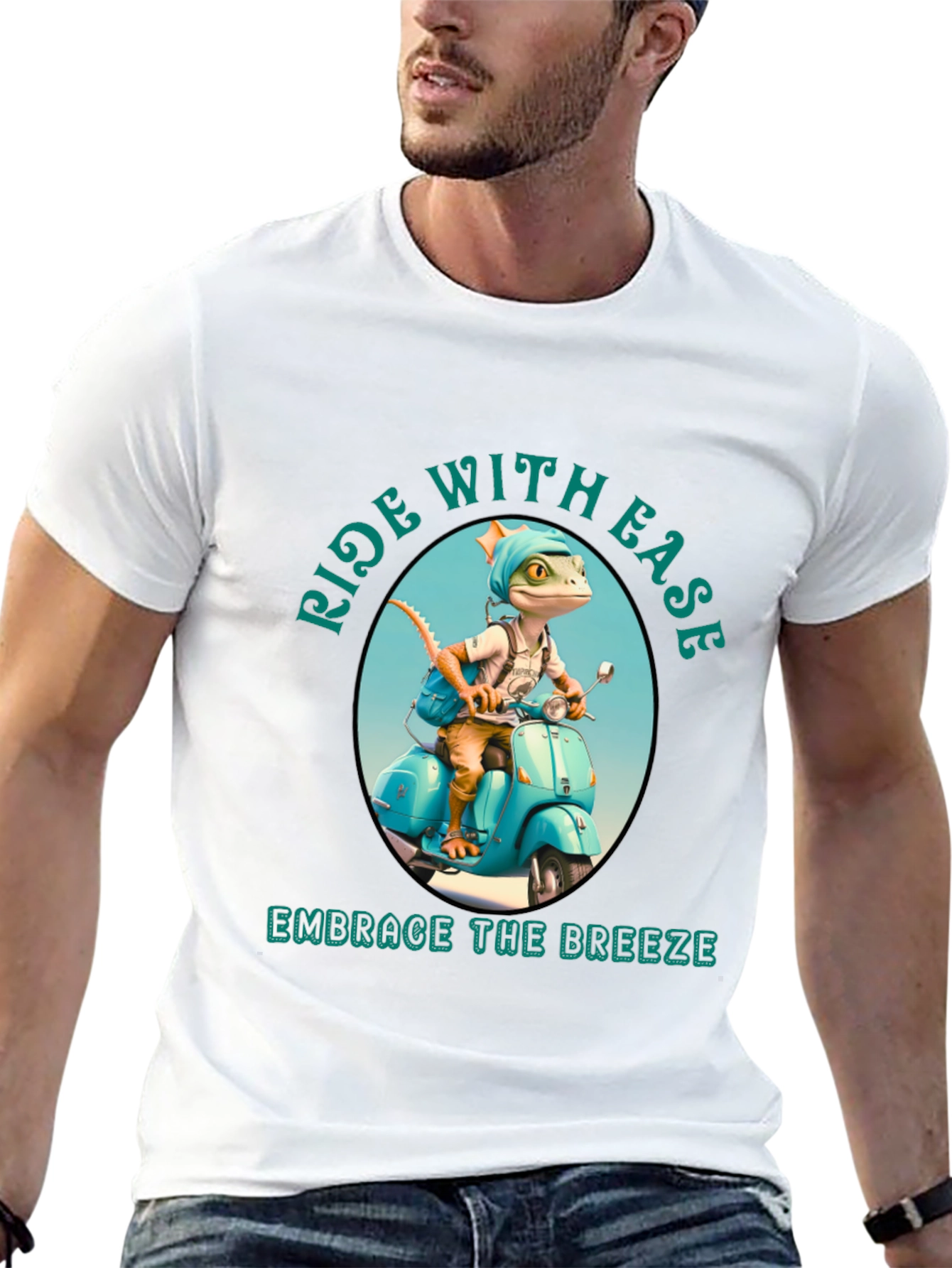 Ride with Ease Black T-Shirt