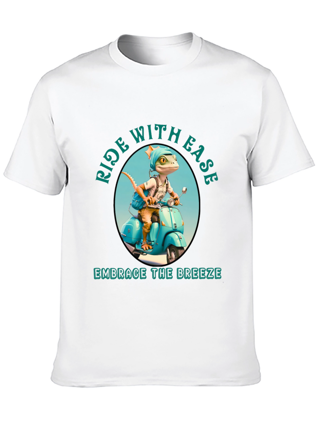 Ride with Ease Black T-Shirt