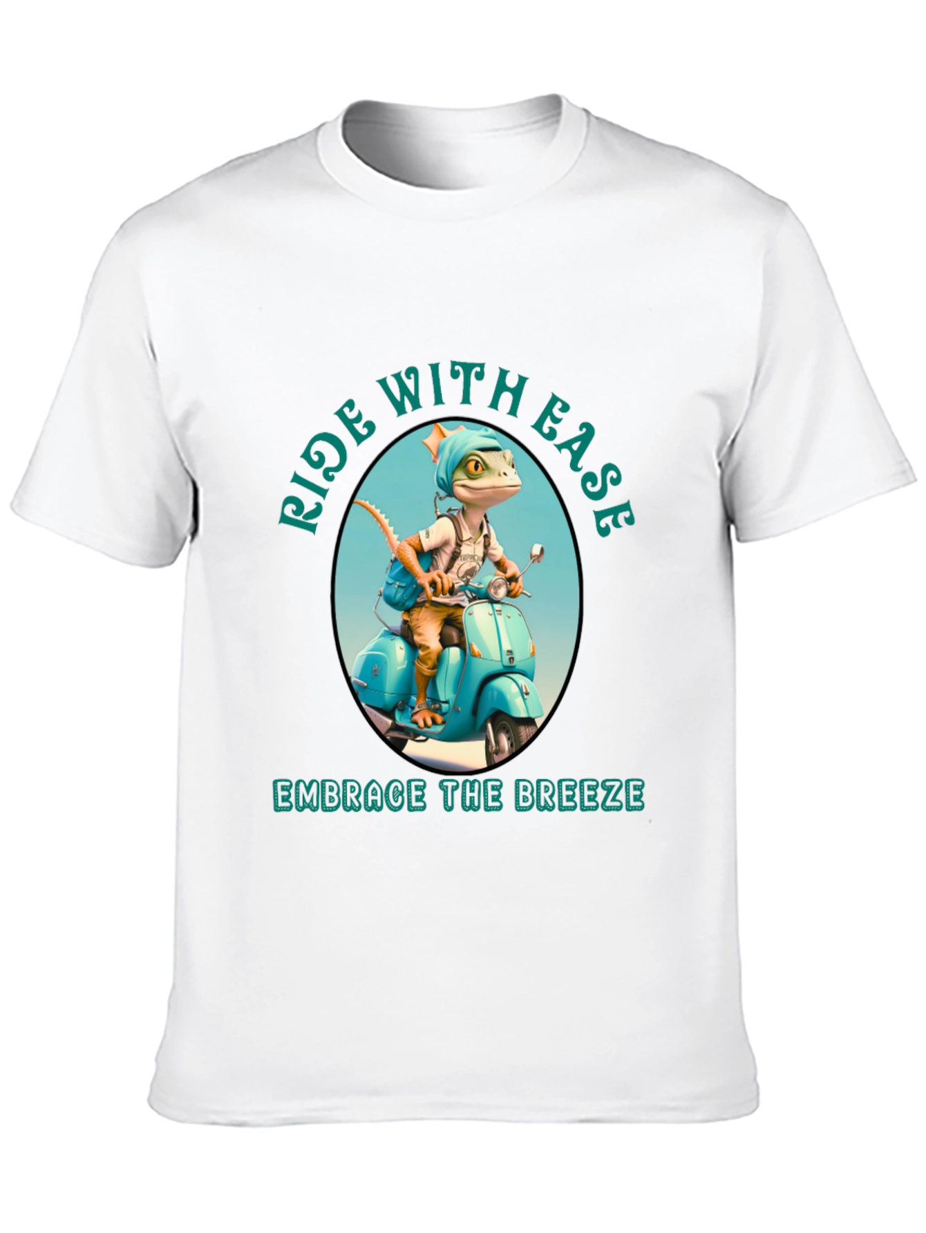 Ride with Ease Black T-Shirt