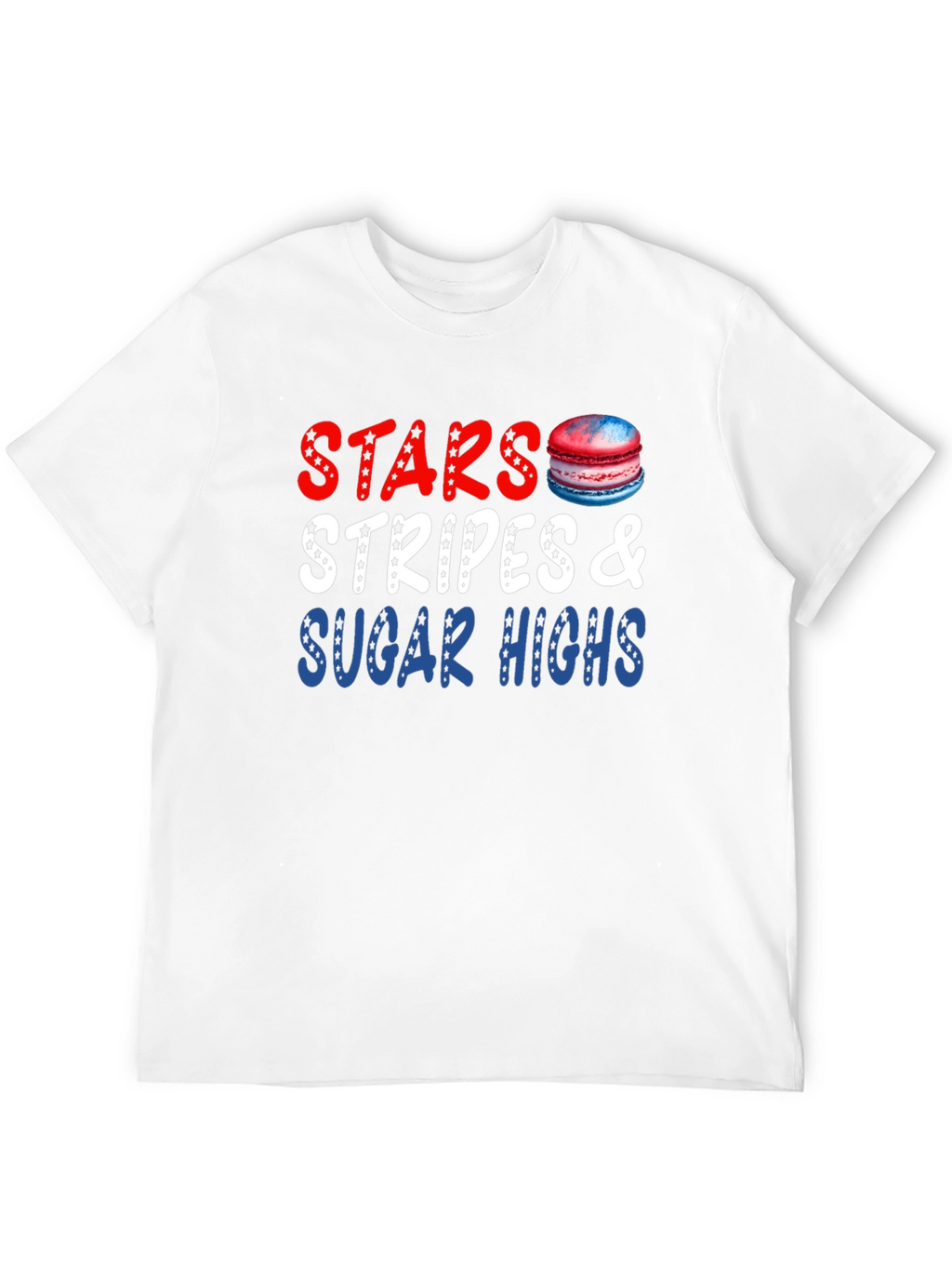Stars Stripes & Sugar Highs Black T-Shirt