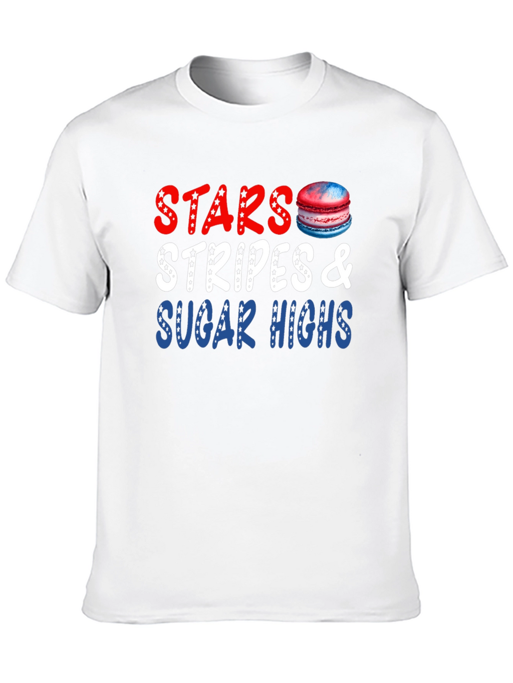 Stars Stripes & Sugar Highs Black T-Shirt