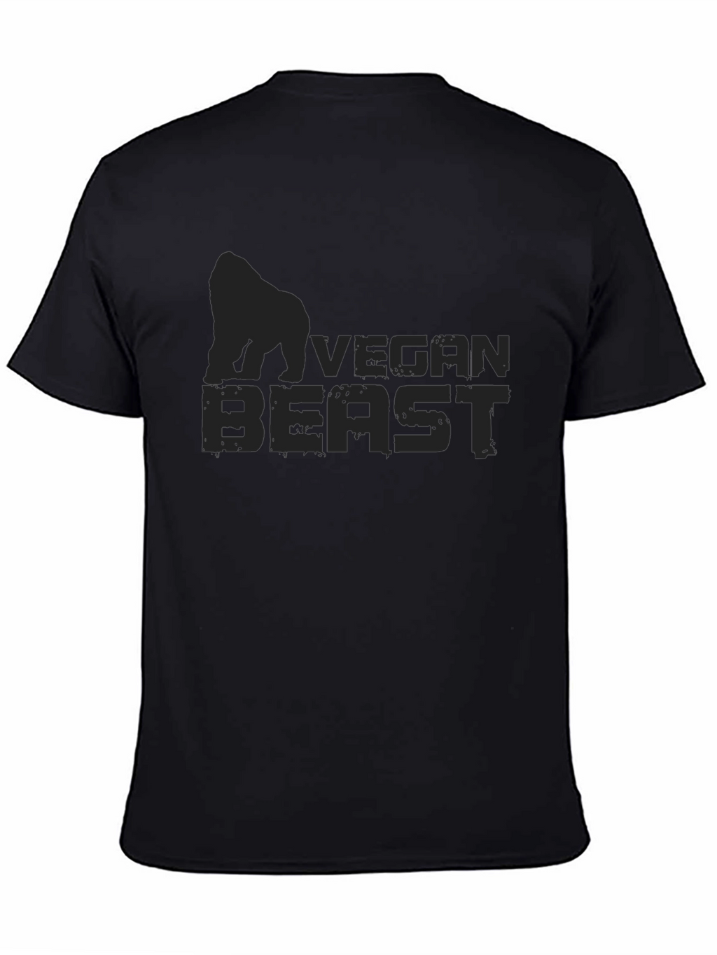 Vegan Beast Graphic Tee - Black