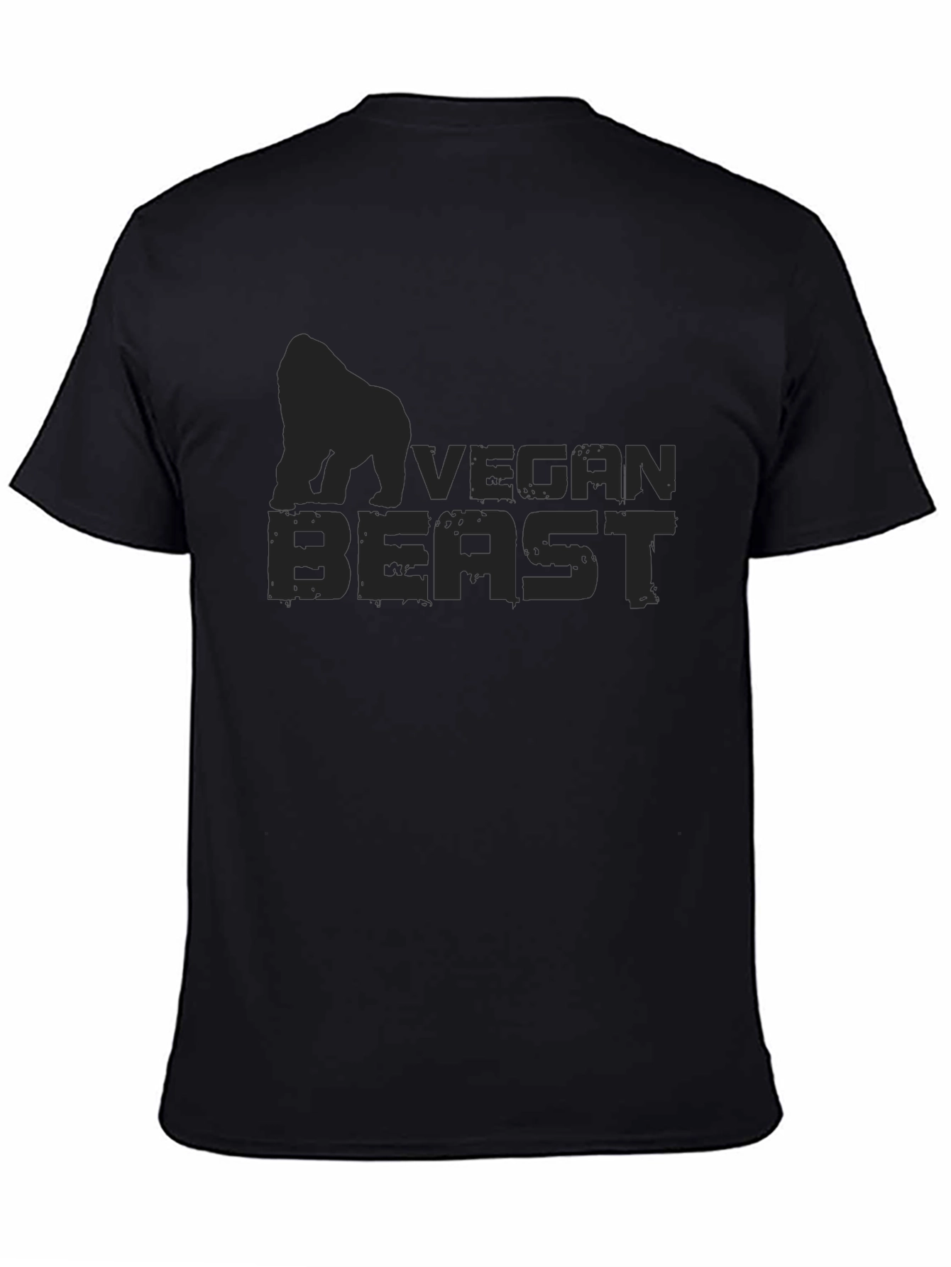 Vegan Beast Graphic Tee - Black