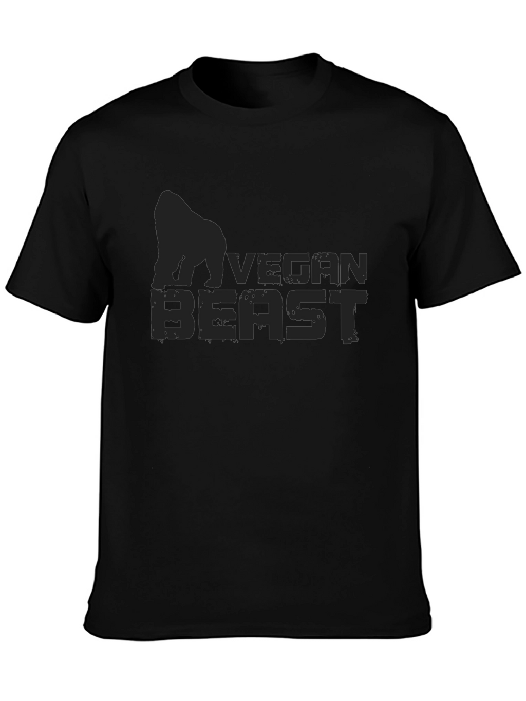 Vegan Beast Graphic Tee - Black