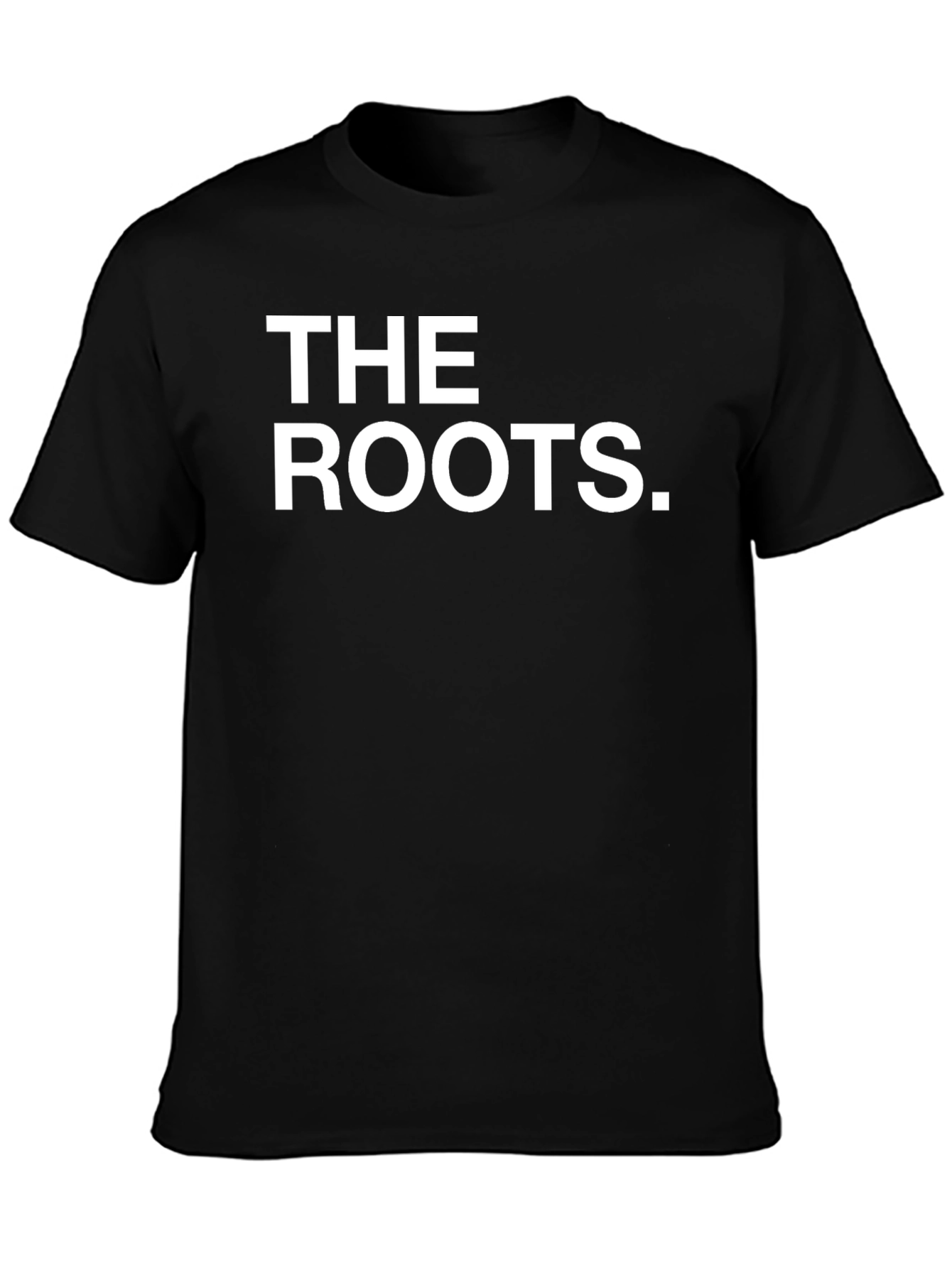 The Roots T-Shirt - Classic Band Tee - Black Cotton