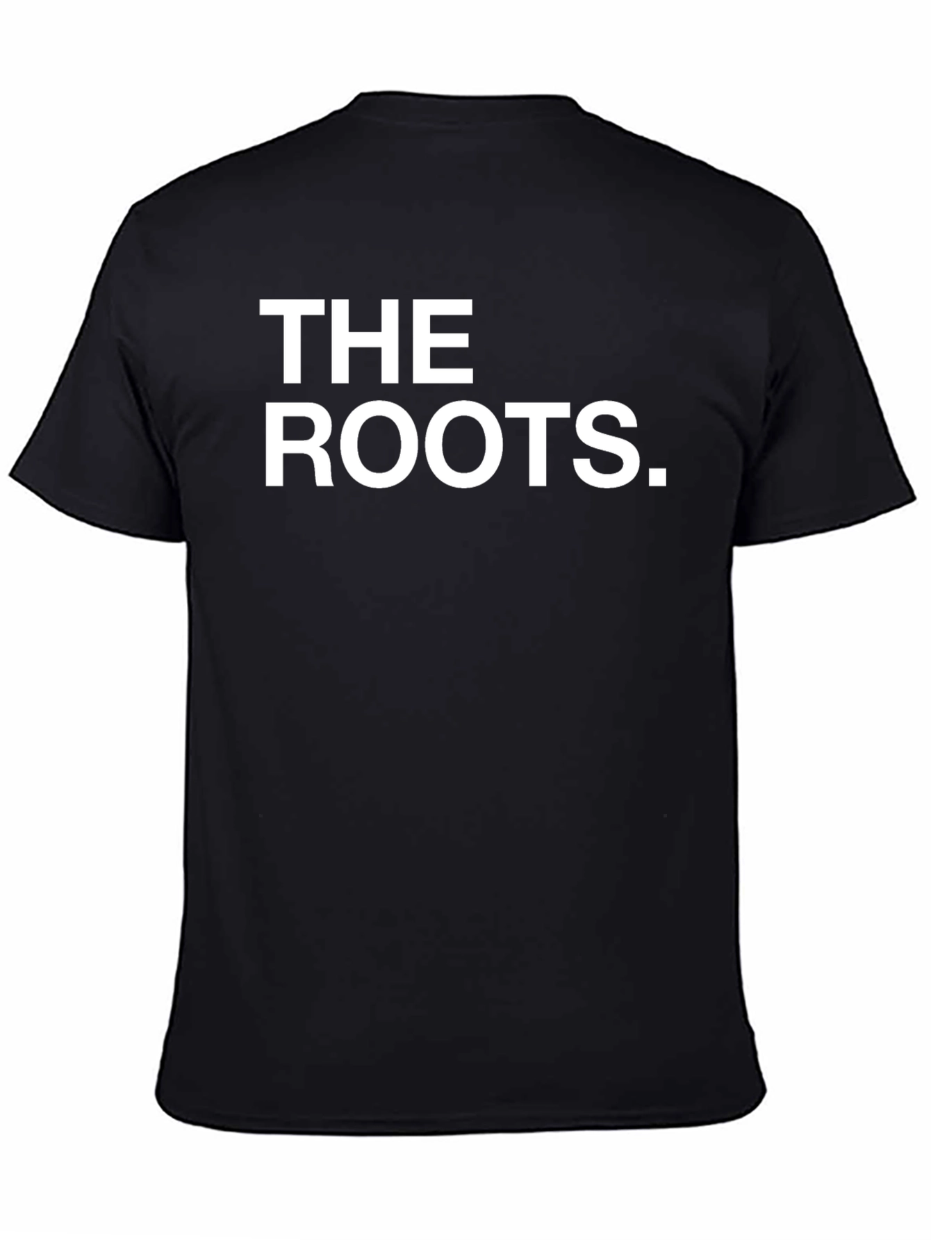 The Roots T-Shirt - Classic Band Tee - Black Cotton