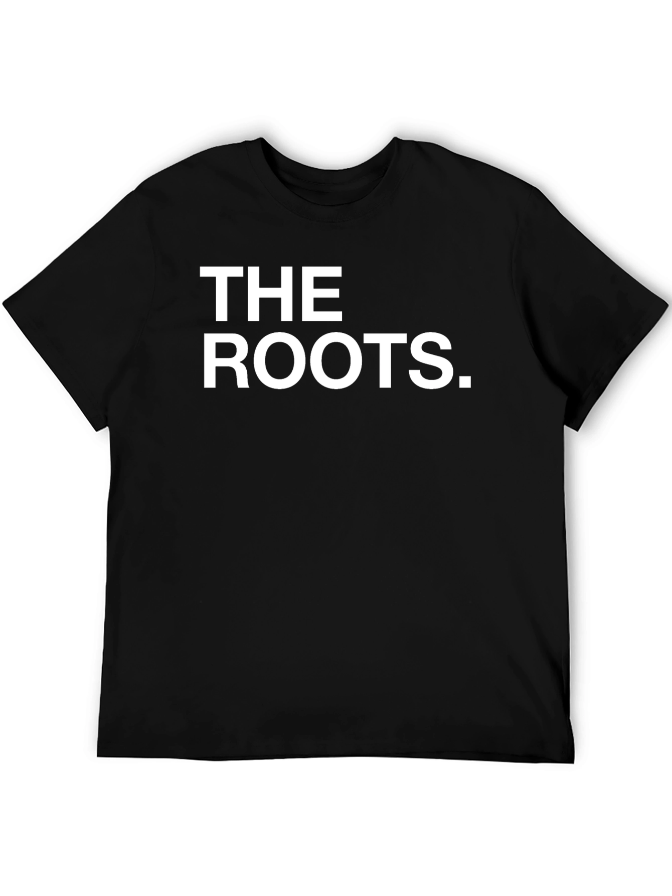 The Roots T-Shirt - Classic Band Tee - Black Cotton