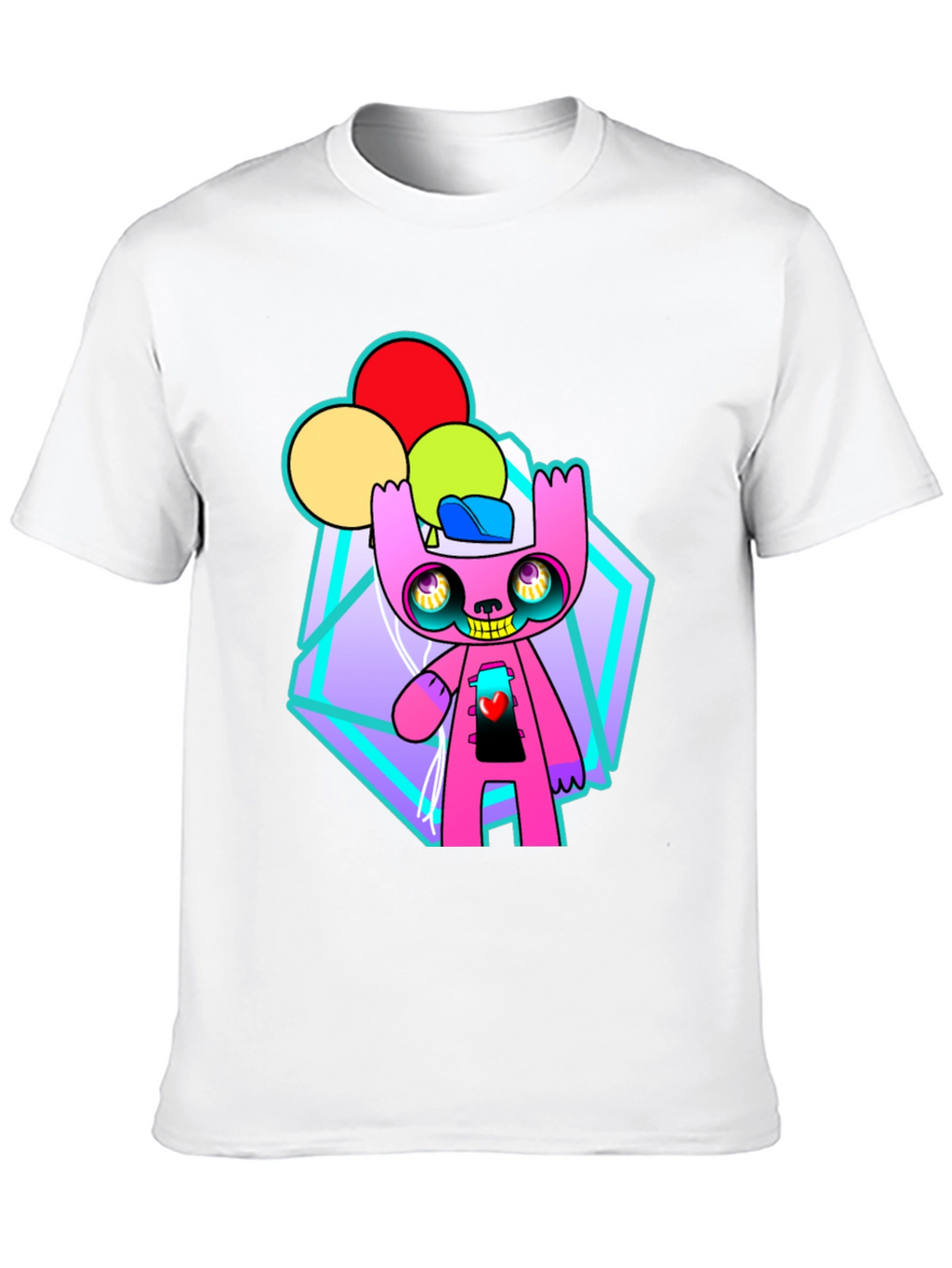 Funky Cartoon Character Graphic Tee