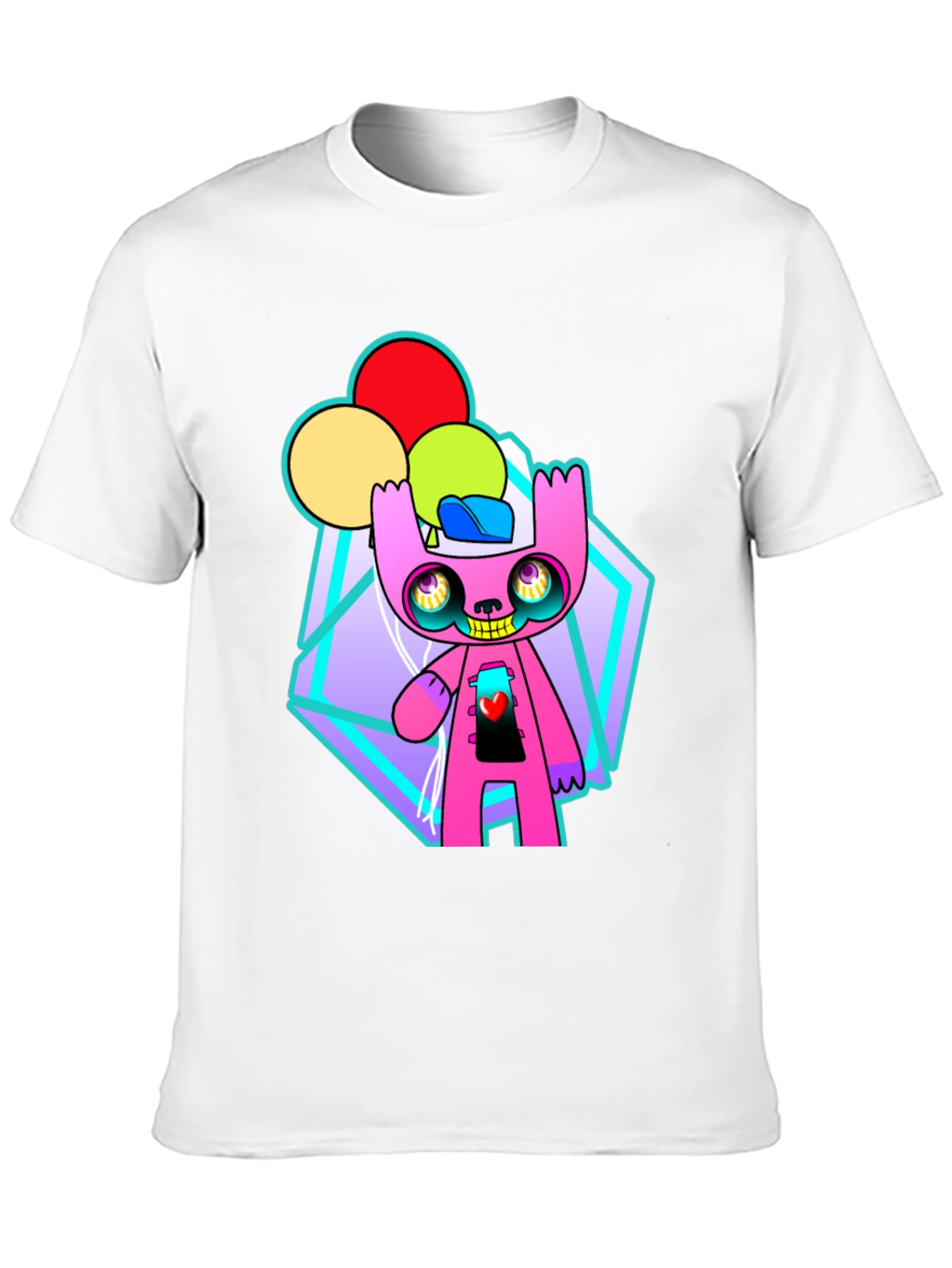 Funky Cartoon Character Graphic Tee