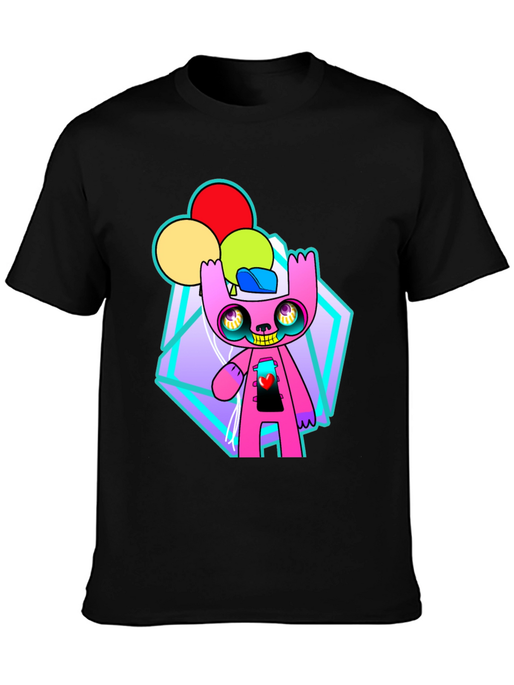Funky Cartoon Character Graphic Tee