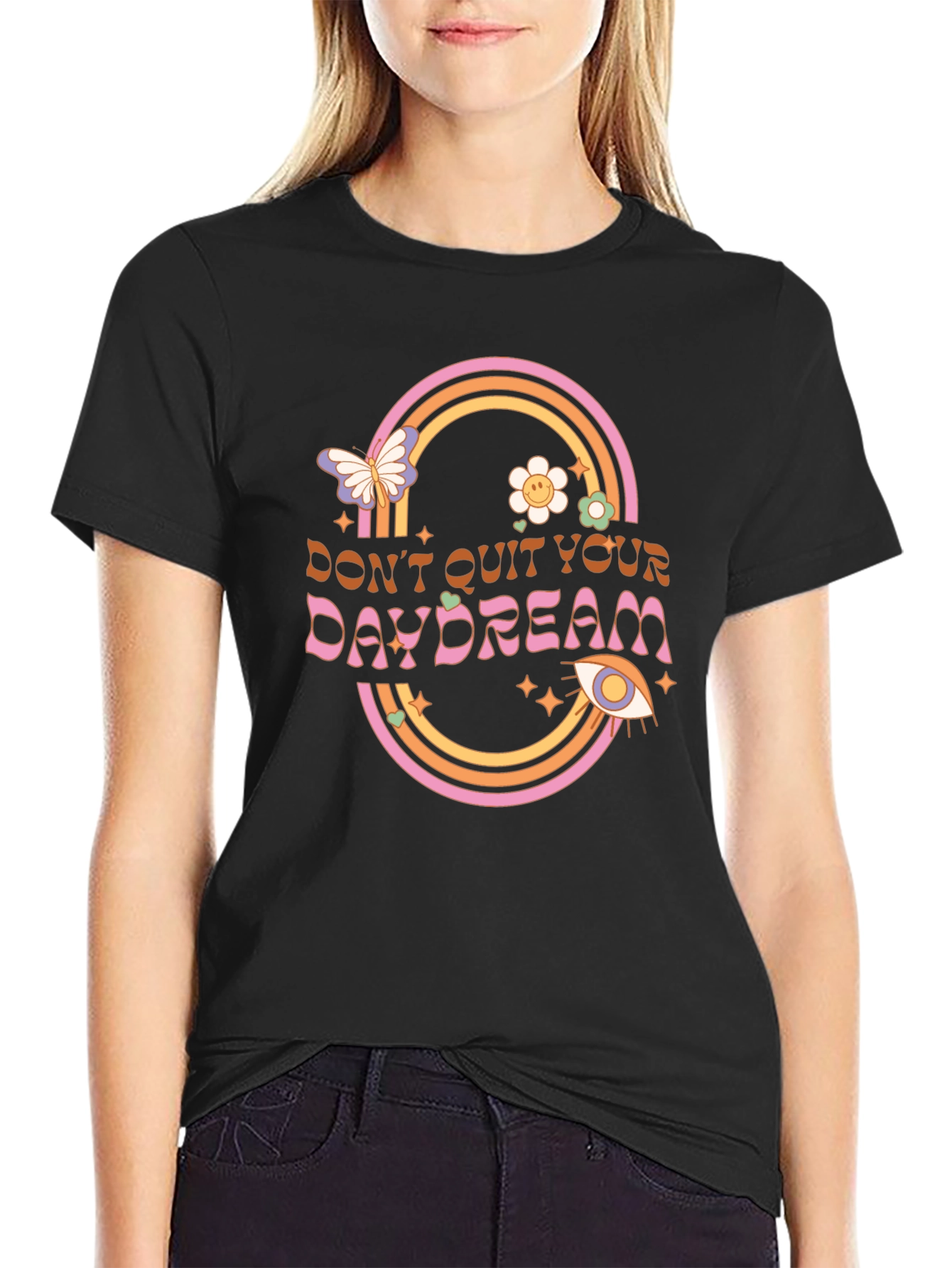 Retro Dont Quit Your Daydream Graphic Tee
