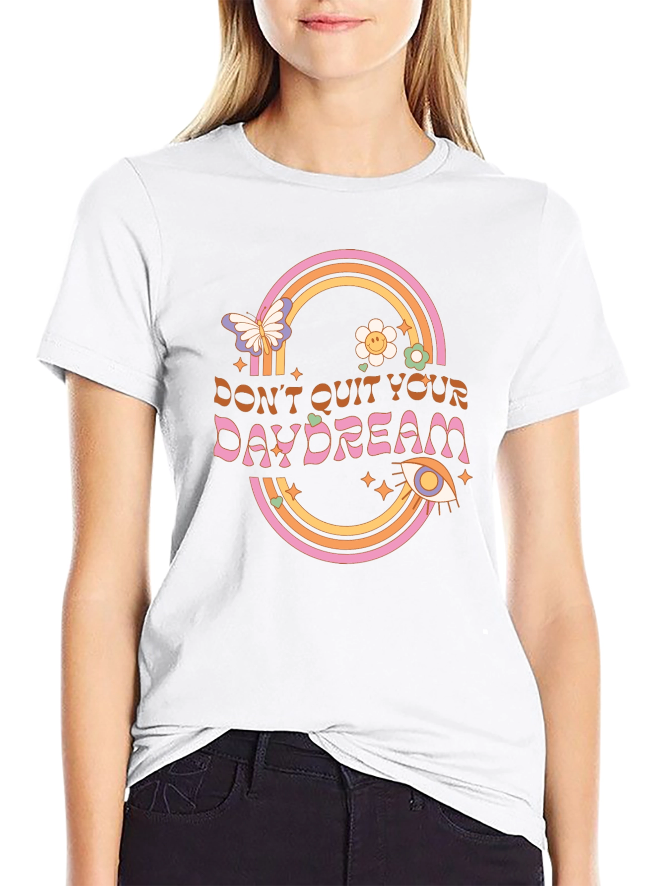 Retro Dont Quit Your Daydream Graphic Tee