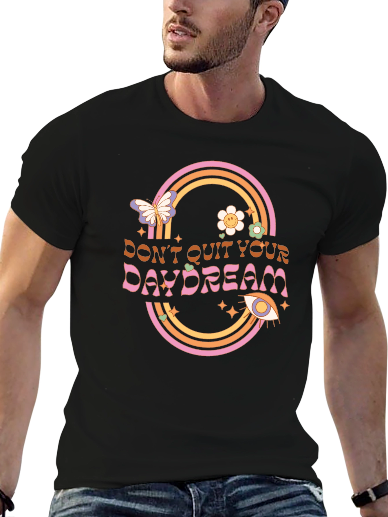 Retro Dont Quit Your Daydream Graphic Tee