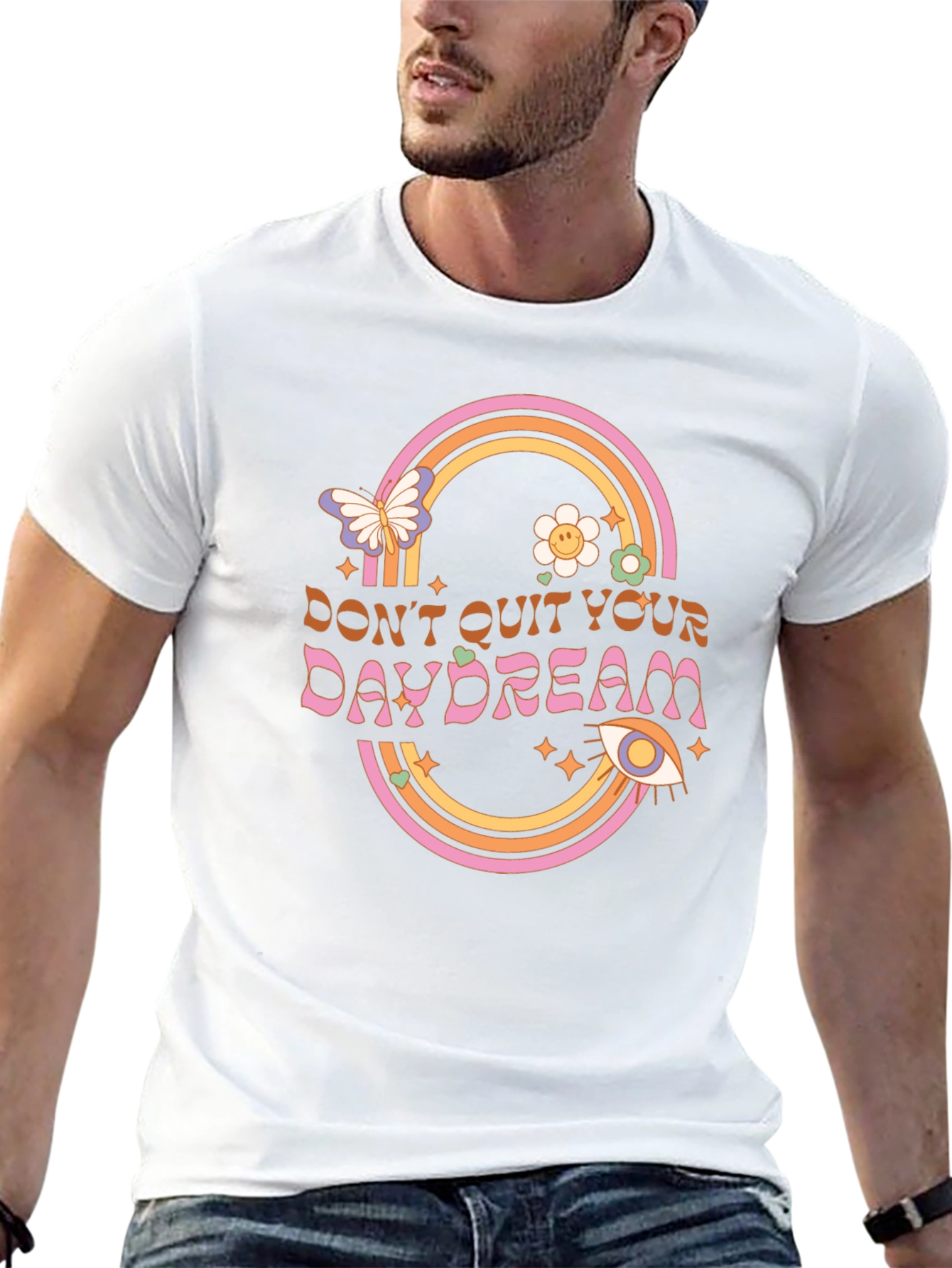 Retro Dont Quit Your Daydream Graphic Tee