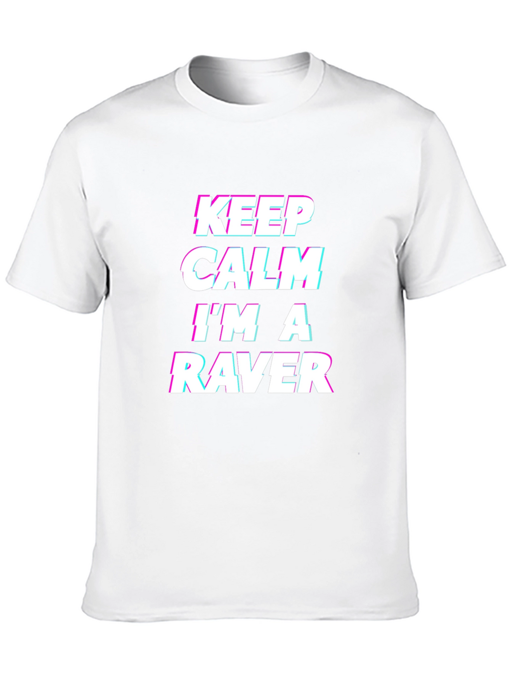 Keep Calm Im a Raver Black T-Shirt