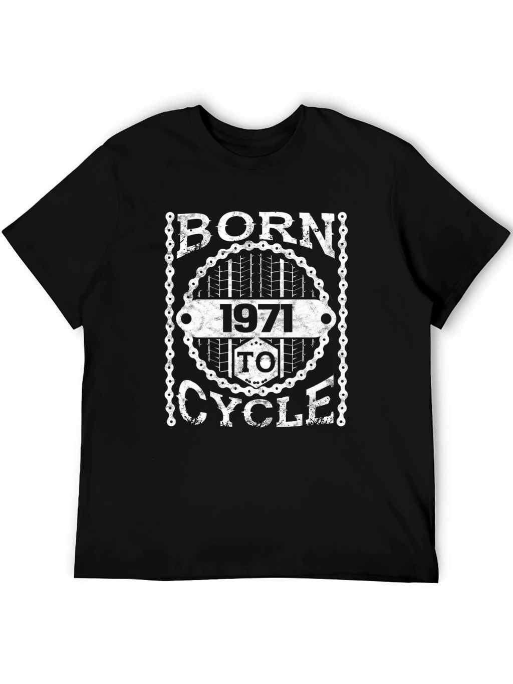 Born 1971 to Cycle Black T-Shirt