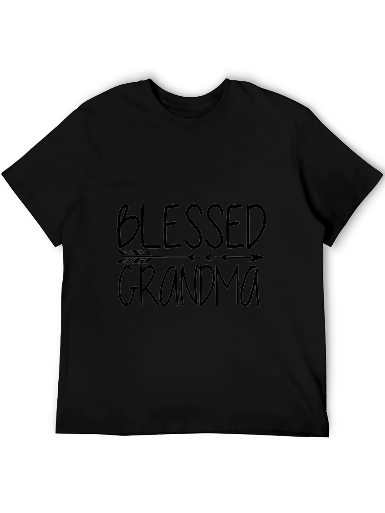 Blessed Grandma Graphic Tee - Black Unisex T-Shirt