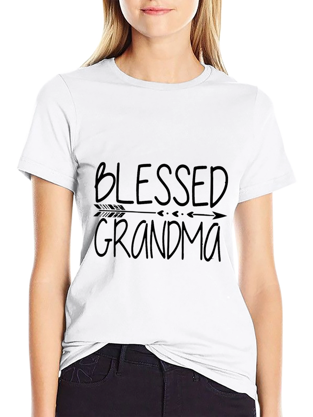 Blessed Grandma Graphic Tee - Black Unisex T-Shirt