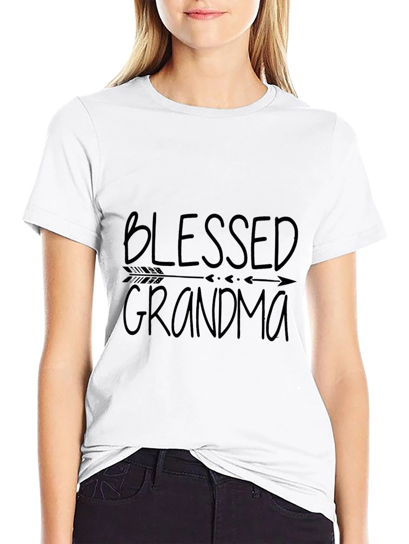 Blessed Grandma Graphic Tee - Black Unisex T-Shirt