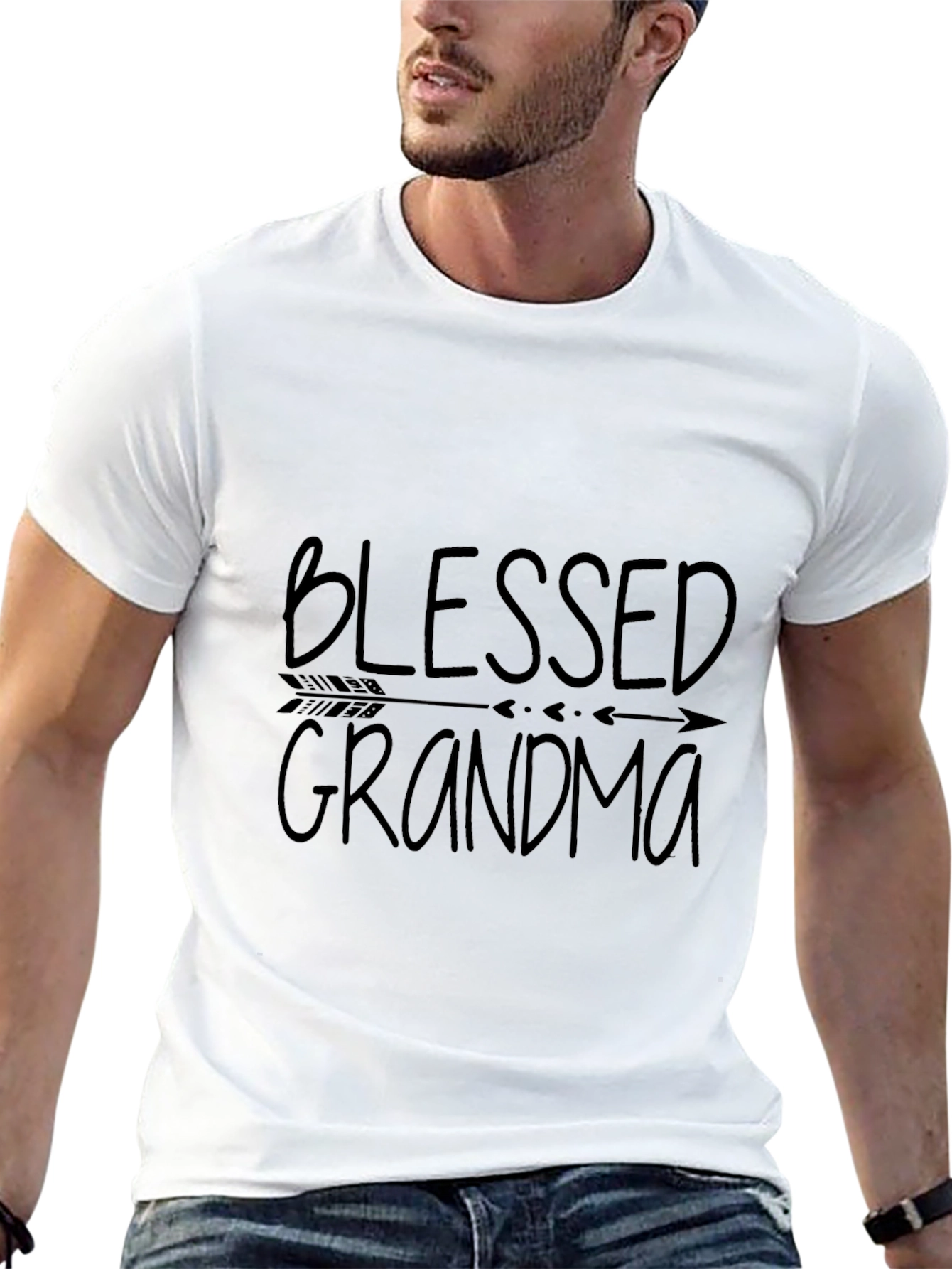 Blessed Grandma Graphic Tee - Black Unisex T-Shirt