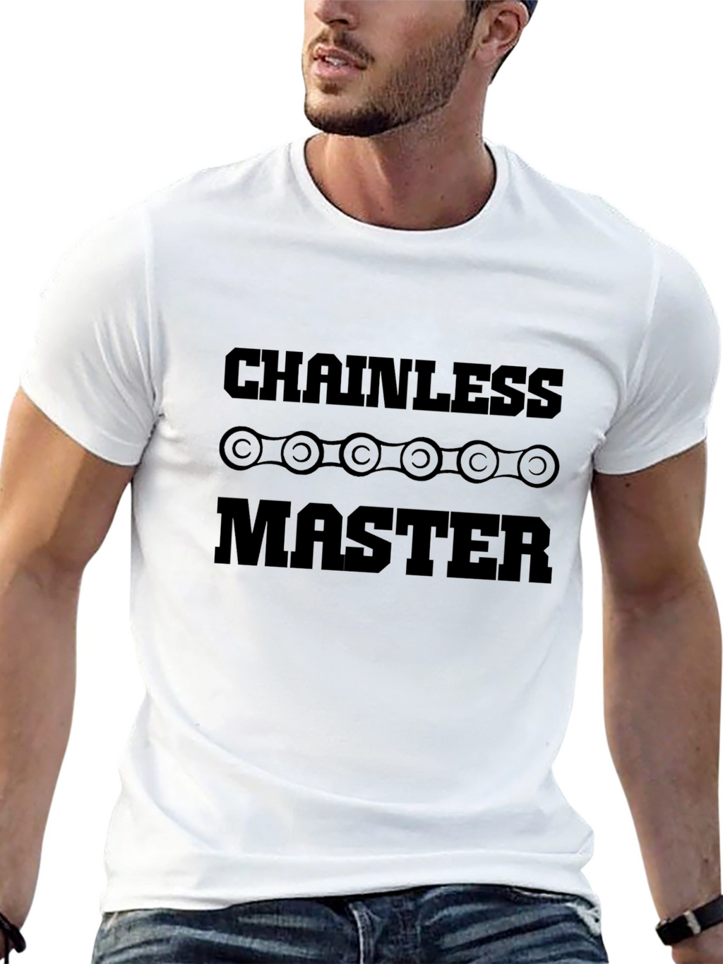 Chainless Master T-Shirt - Black Cotton Tee