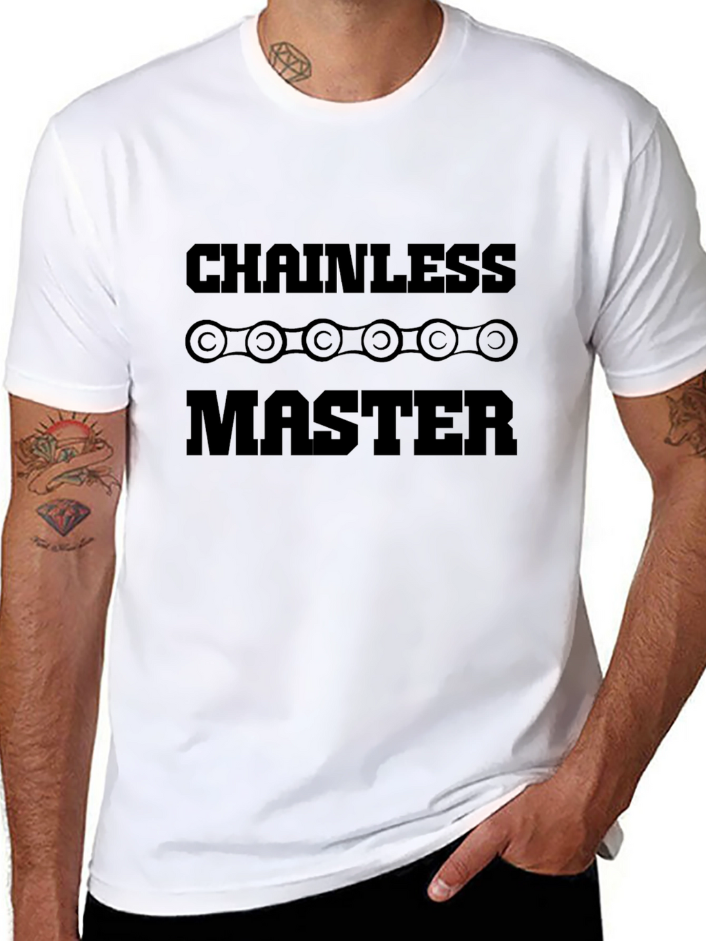 Chainless Master T-Shirt - Black Cotton Tee