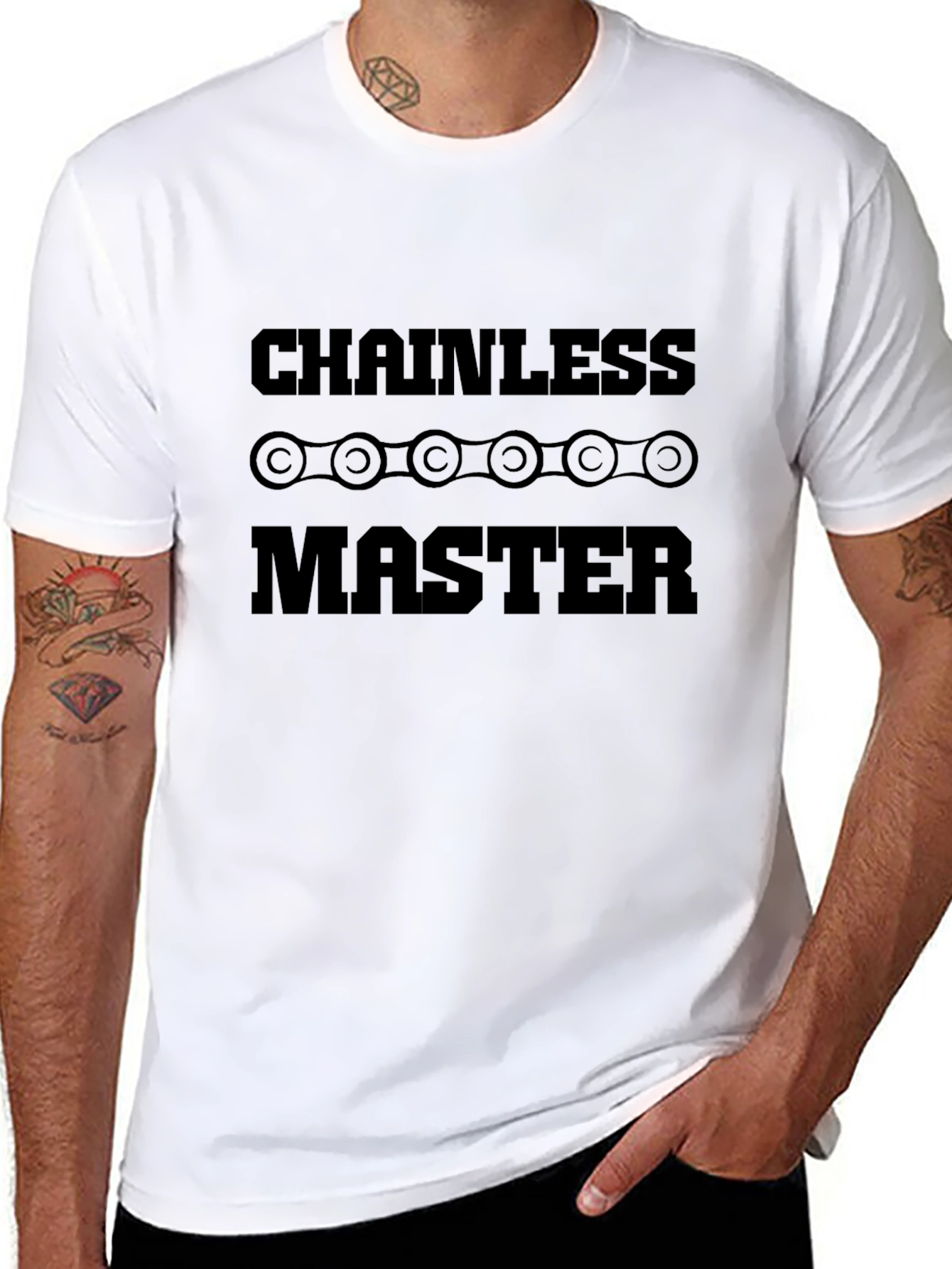 Chainless Master T-Shirt - Black Cotton Tee