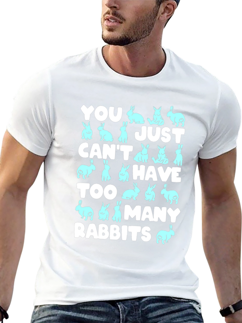 You Cant Have Too Many Rabbits Graphic Tee