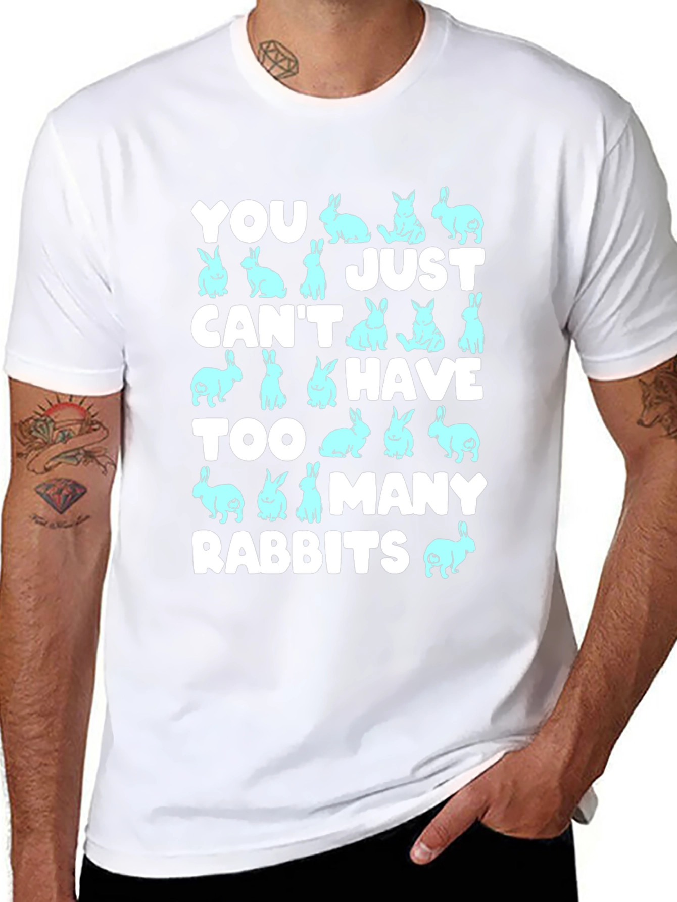 You Cant Have Too Many Rabbits Graphic Tee