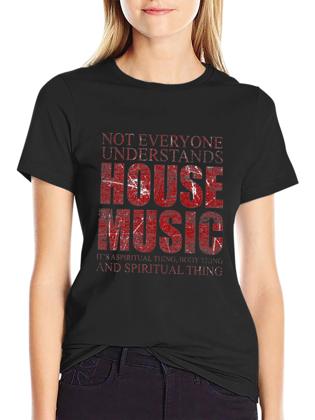 House Music Graphic T-Shirt - Spiritual Vibes