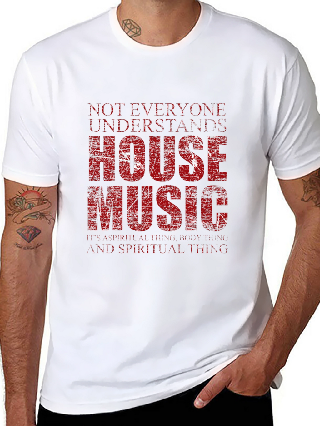 House Music Graphic T-Shirt - Spiritual Vibes