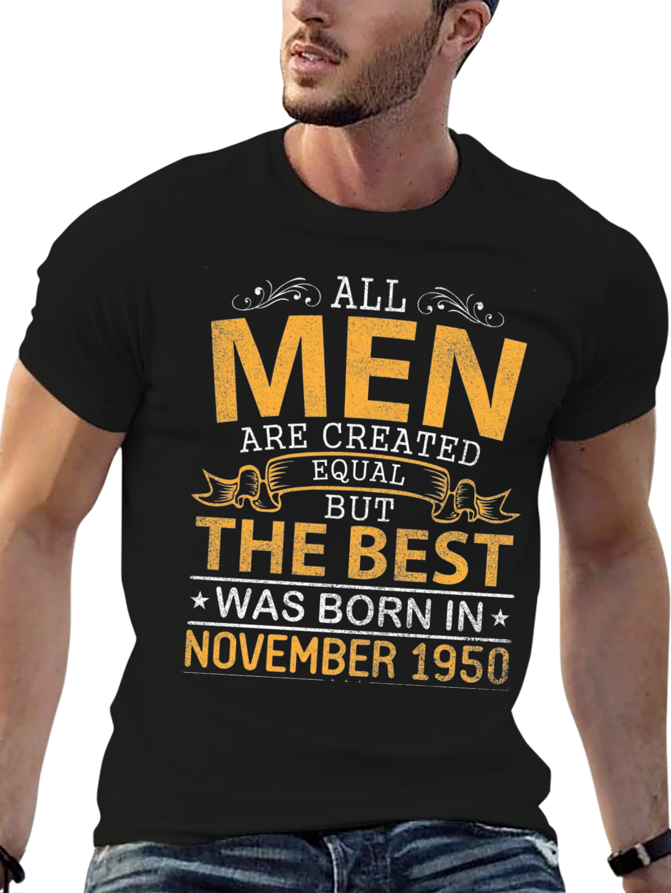 Born in November 1950 Mens T-shirt
