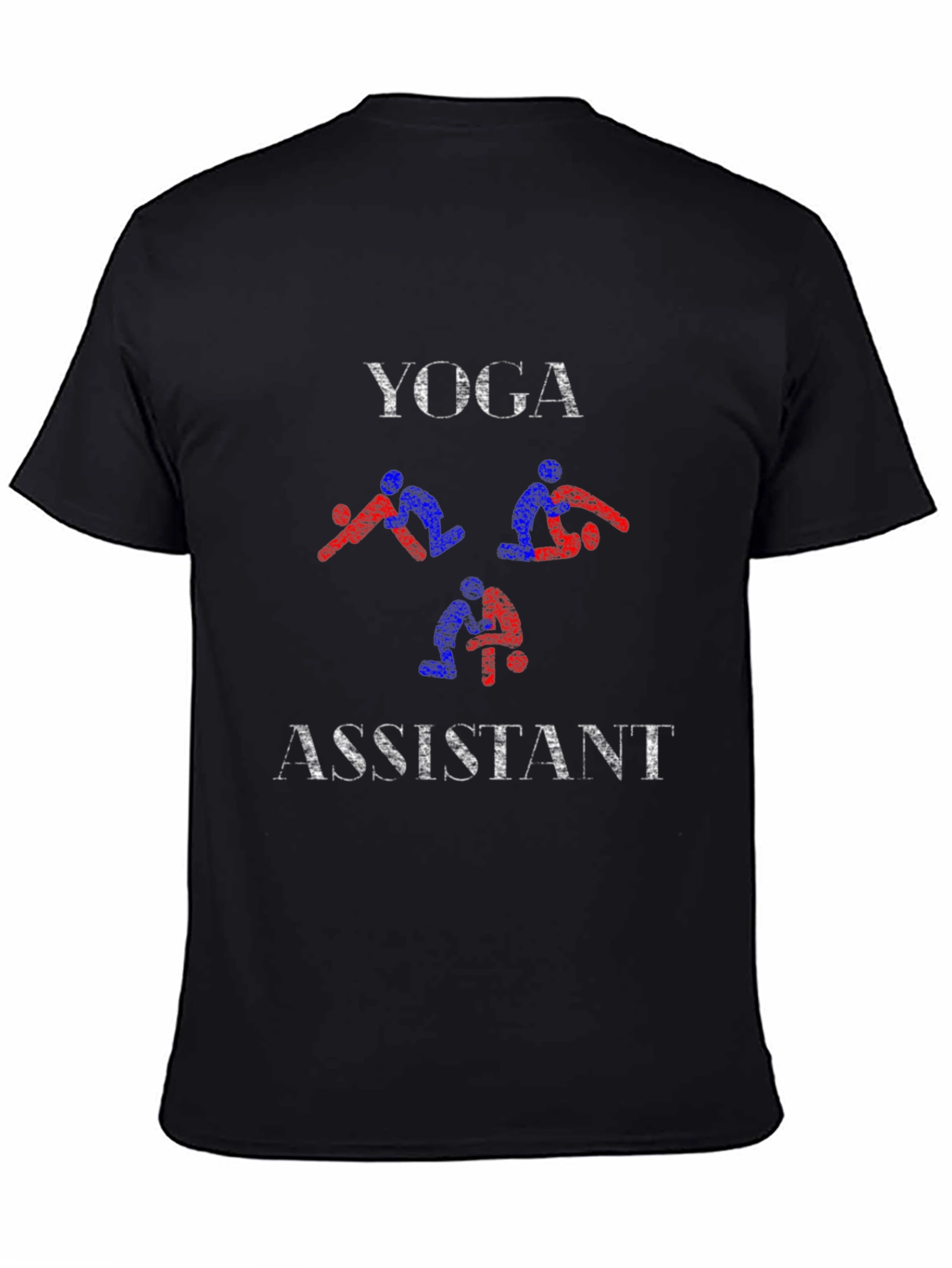 Yoga Assistant Graphic T-Shirt - Black