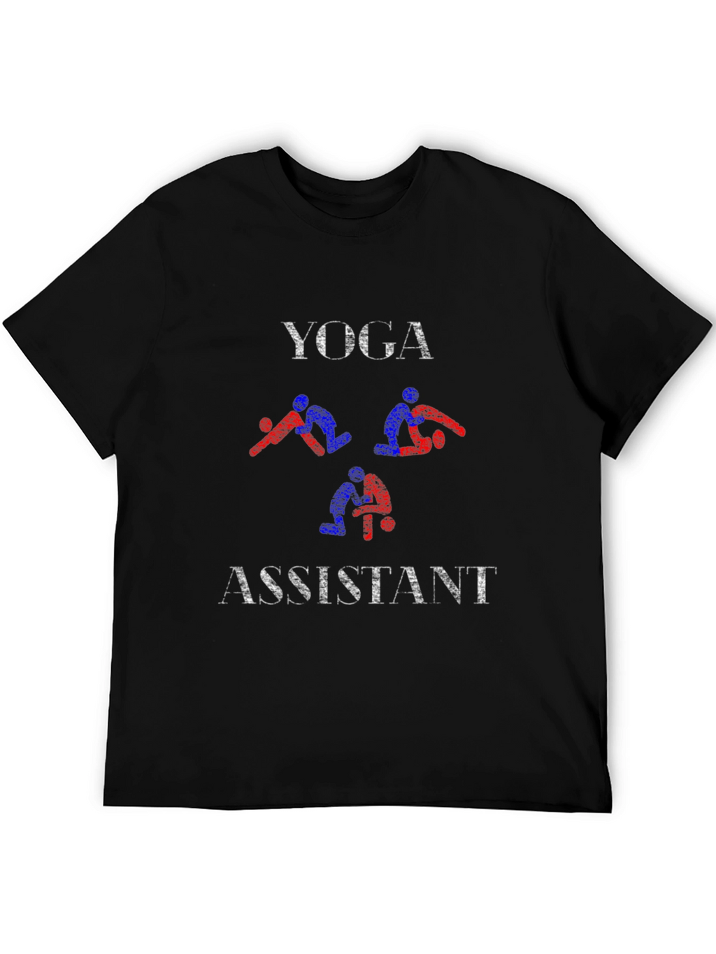 Yoga Assistant Graphic T-Shirt - Black