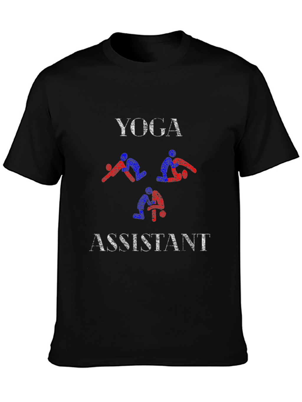 Yoga Assistant Graphic T-Shirt - Black