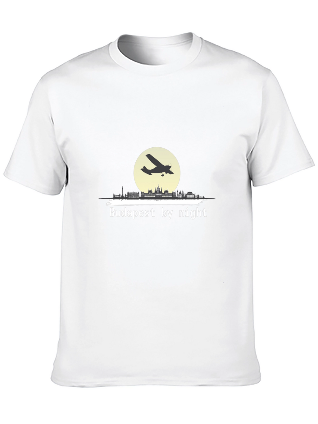 Budapest By Night Airplane T-Shirt